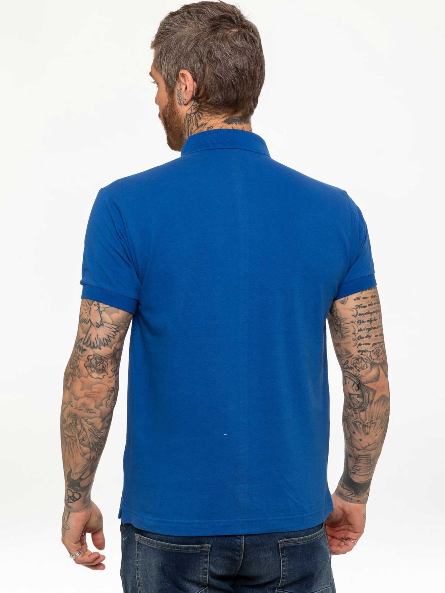KZPL105 Copy of Mens Kruze Clothing | Mens Pique Polo T-Shirt KRUZE RAWDENIM