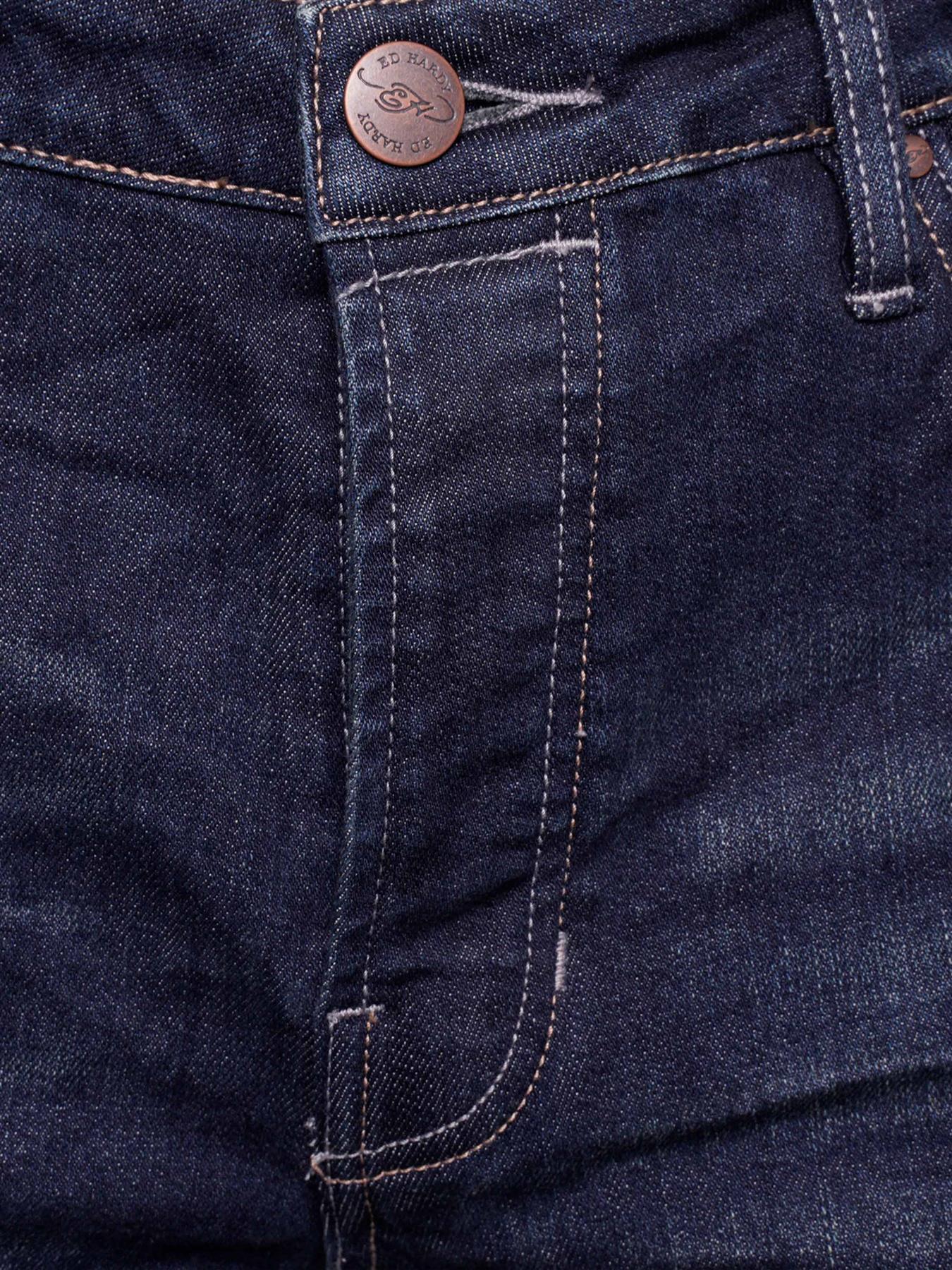 ED_HARDY_JNS Ed Hardy | Mens Slim Fit Jeans RAWDENIM RAWDENIM