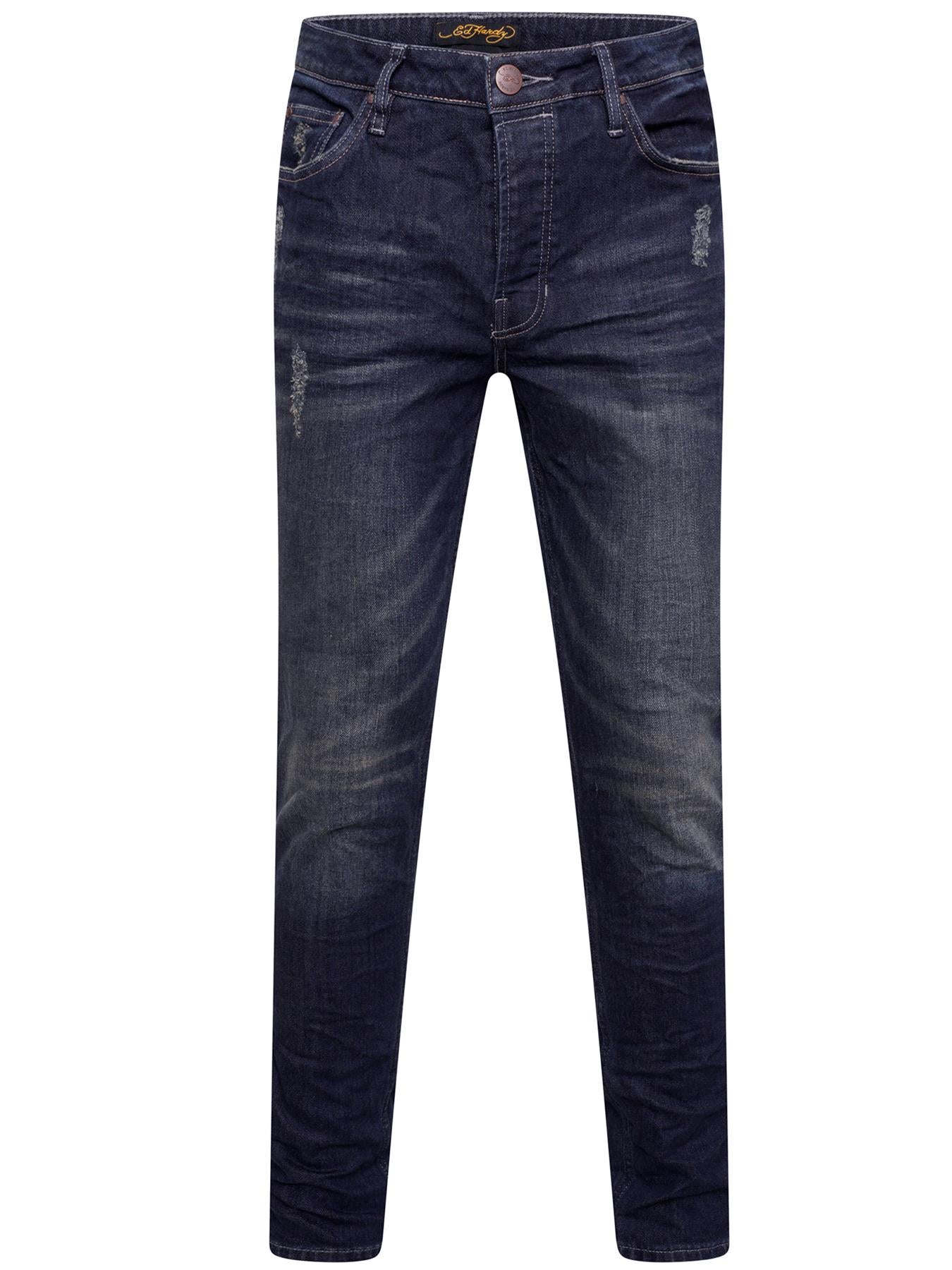 ED_HARDY_JNS Ed Hardy | Mens Slim Fit Jeans RAWDENIM RAWDENIM