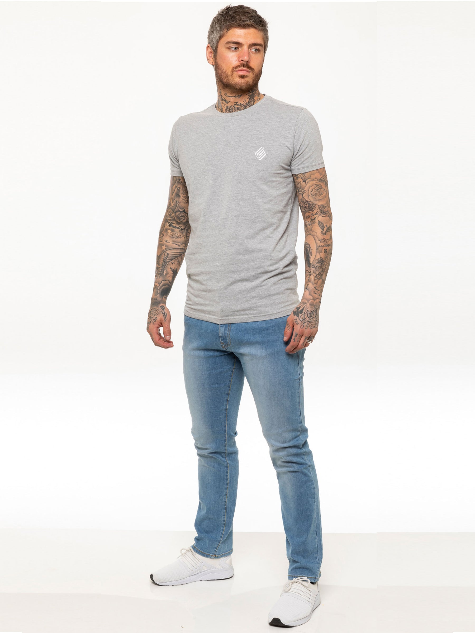 Kruze | Mens Straight Leg Stretch Jeans