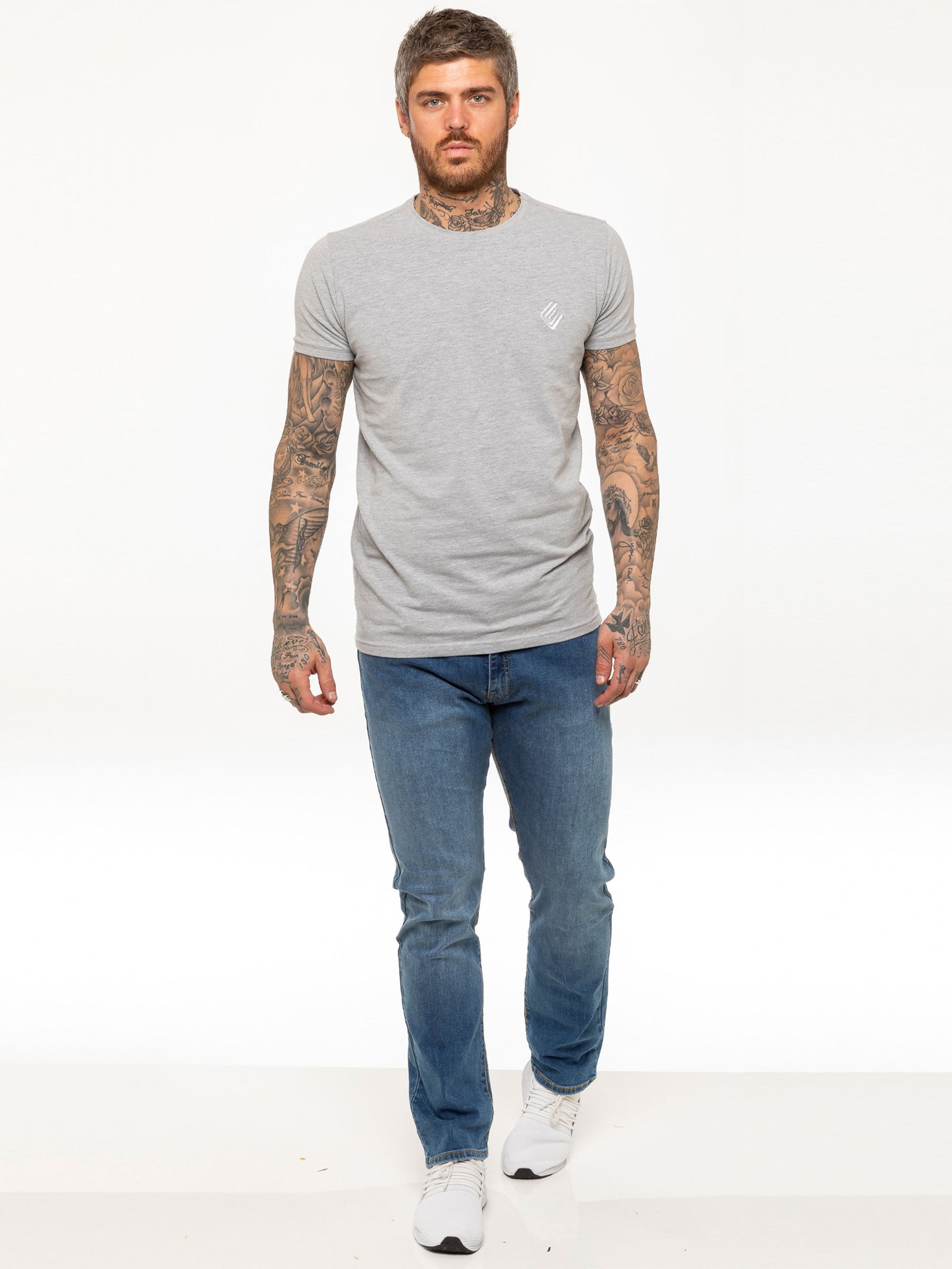 Kruze | Mens Straight Leg Stretch Jeans