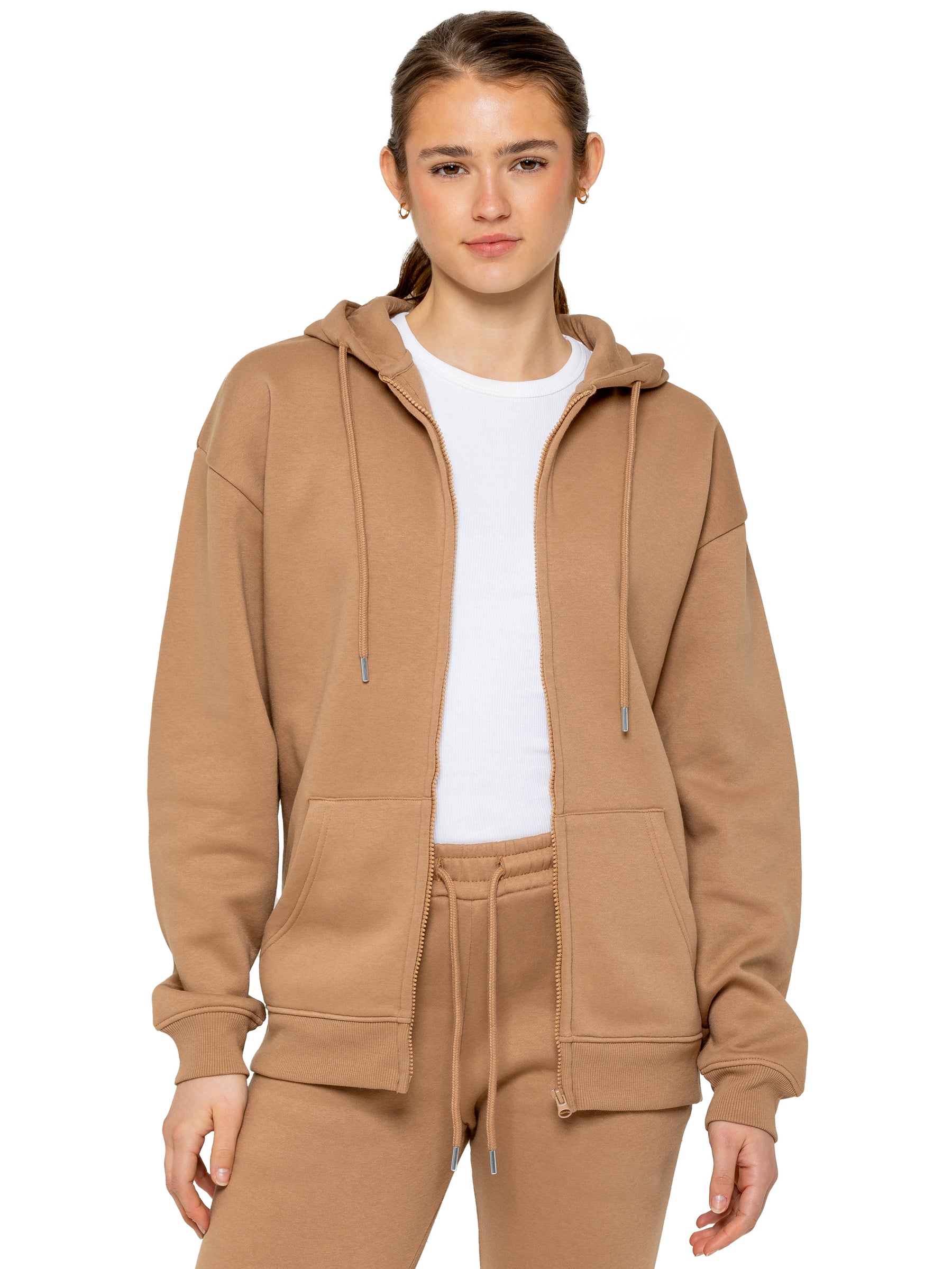 Enzo | Womens Oversized Zipped Hoodie