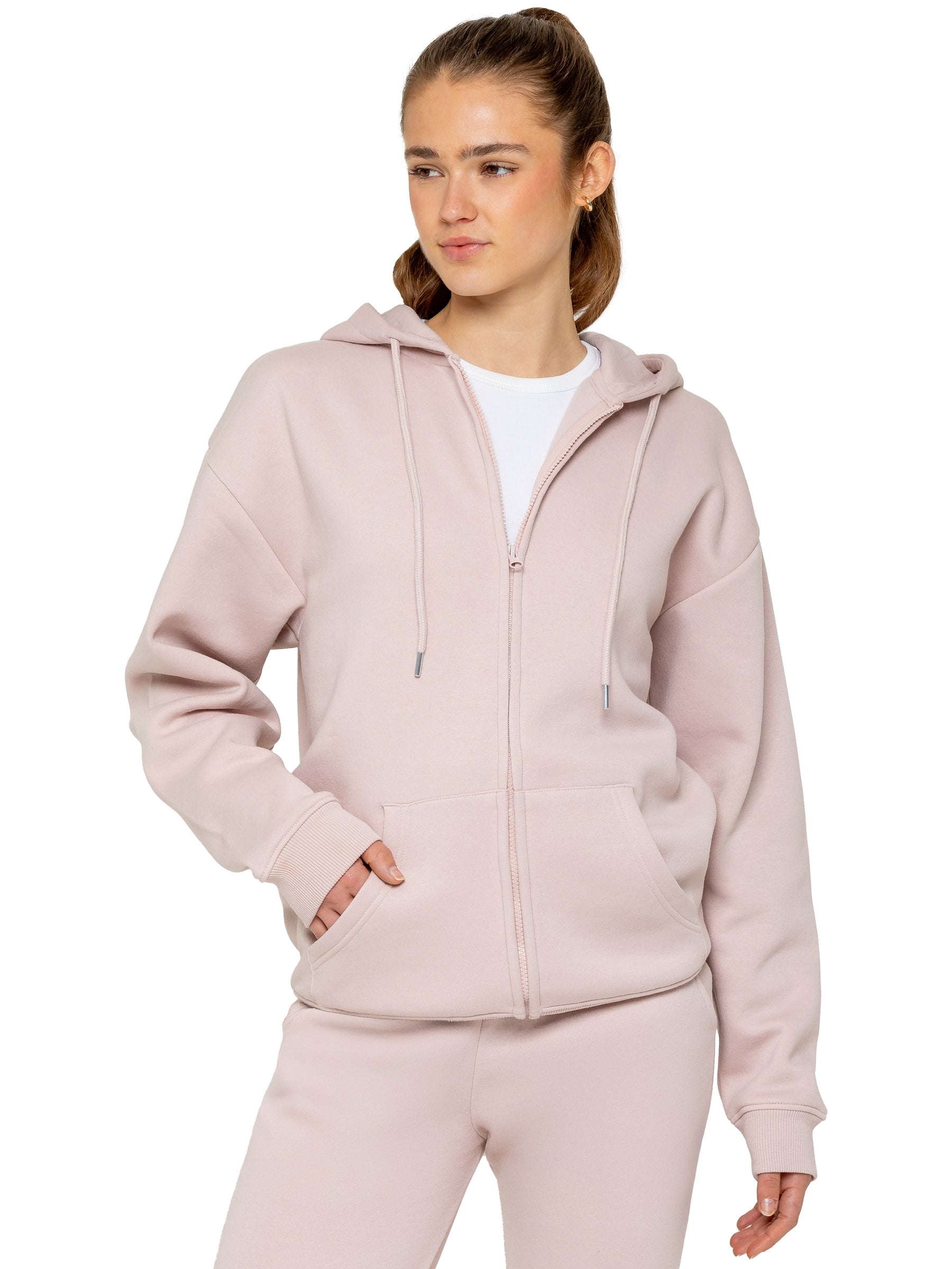 Enzo | Womens Oversized Zipped Hoodie