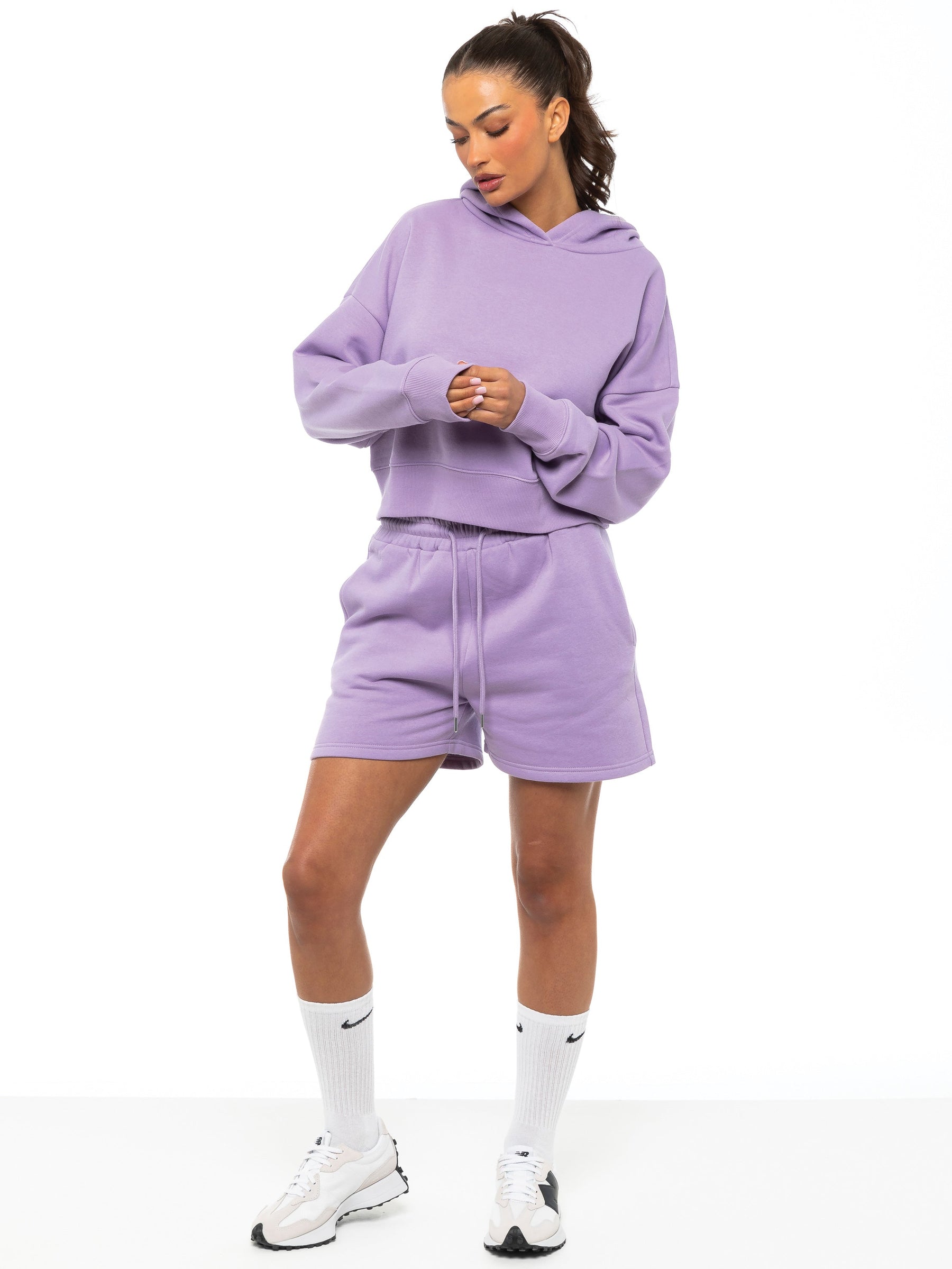 EZLHD588 Enzo | Womens Cropped Hoodie ENZO RAWDENIM