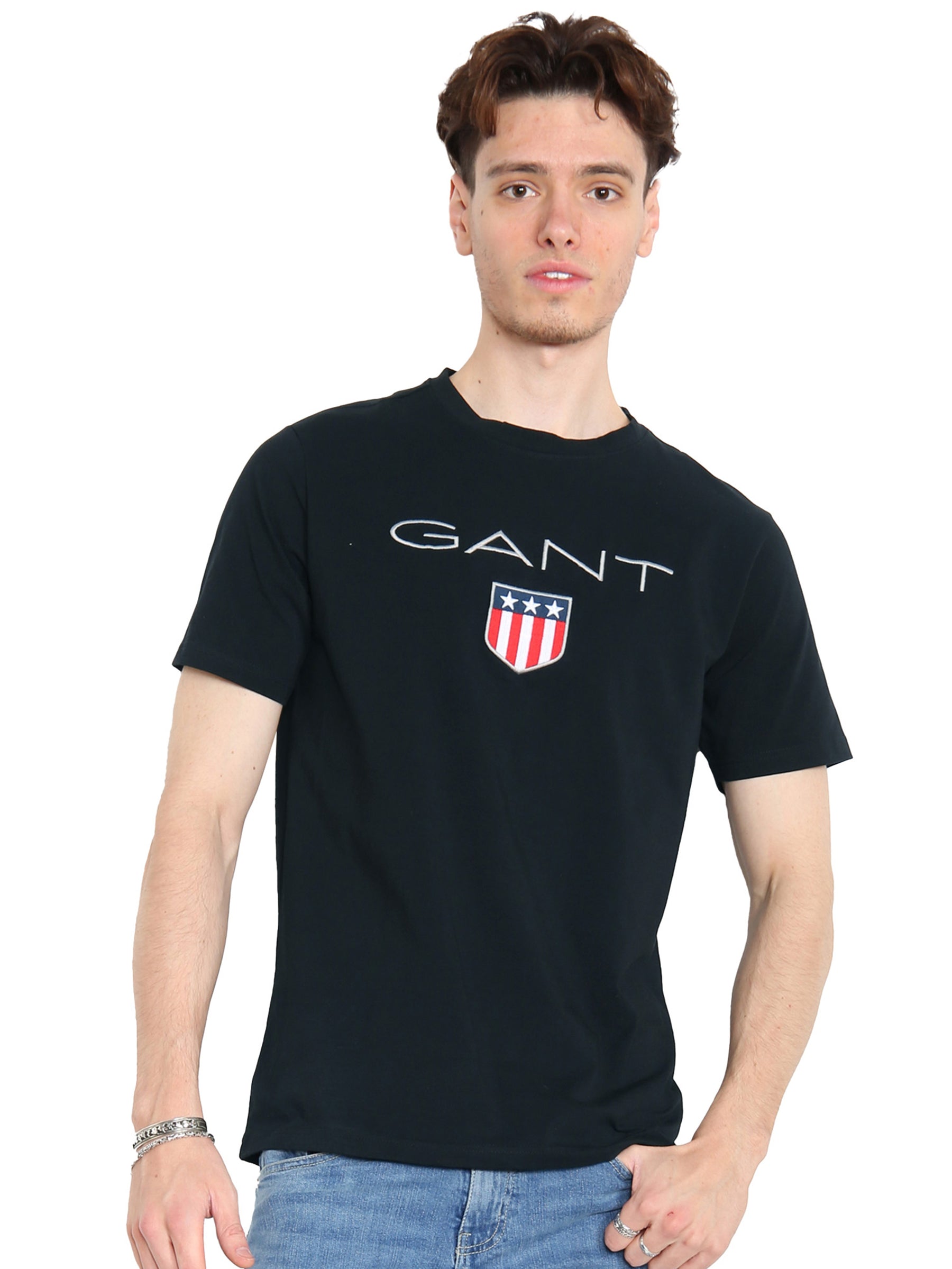 GANT TSHIRTS Gant Big Shield | Mens Crew Neck T-Shirts GANT RAWDENIM