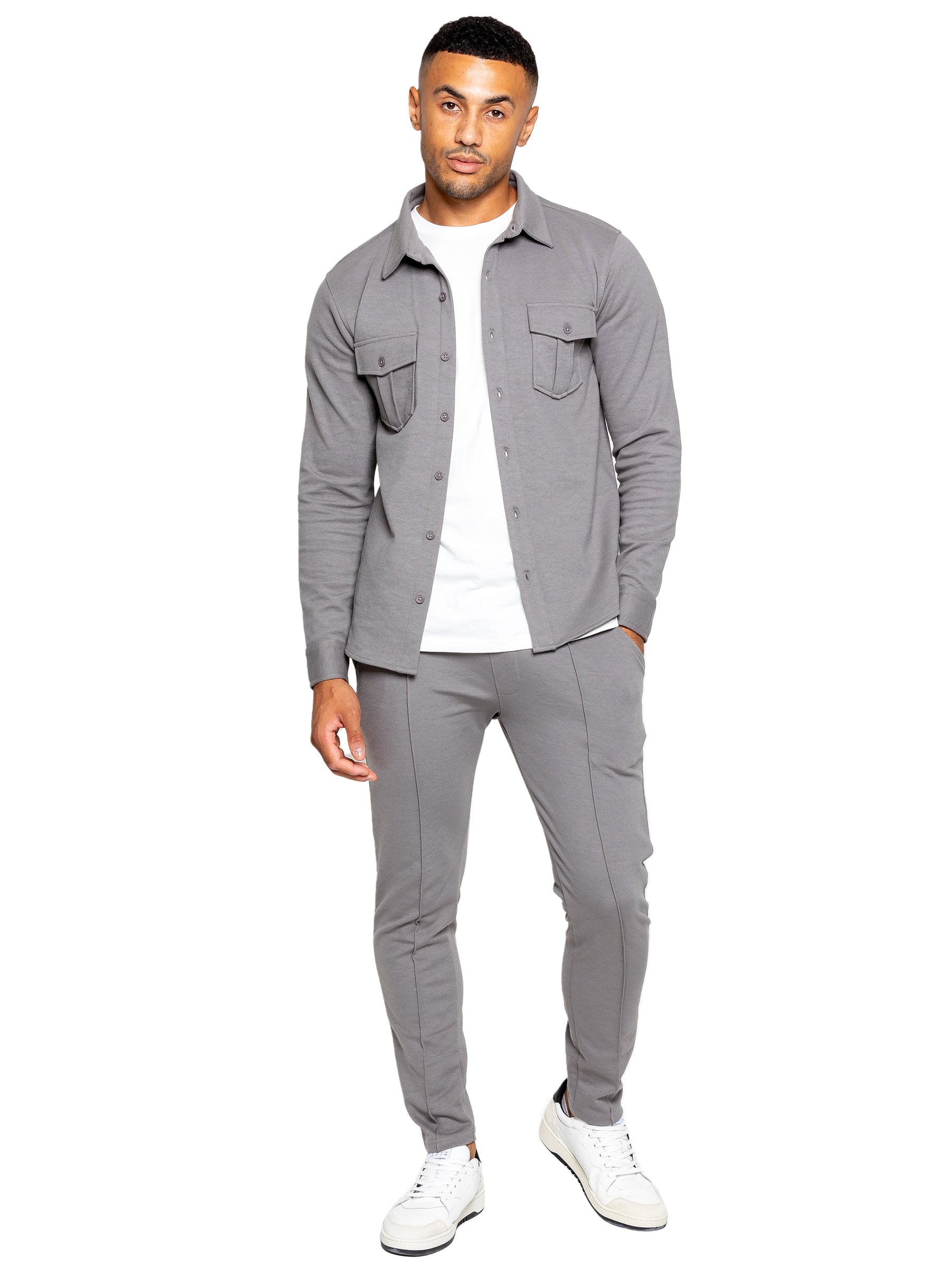 EZJG618 Mens Smart Pleated Joggers ENZO RAWDENIM