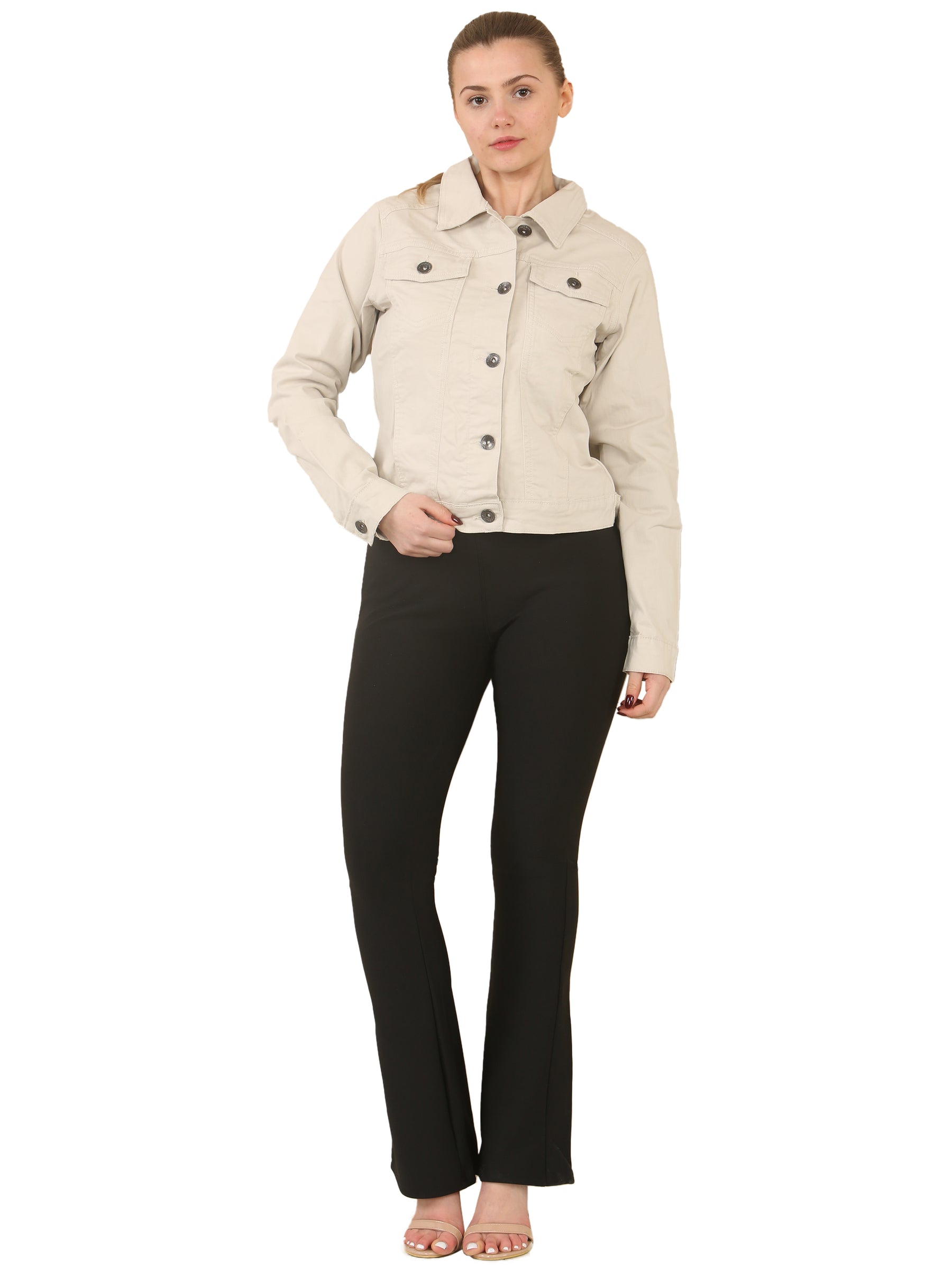 Enzo | Womens Classic Denim Jacket