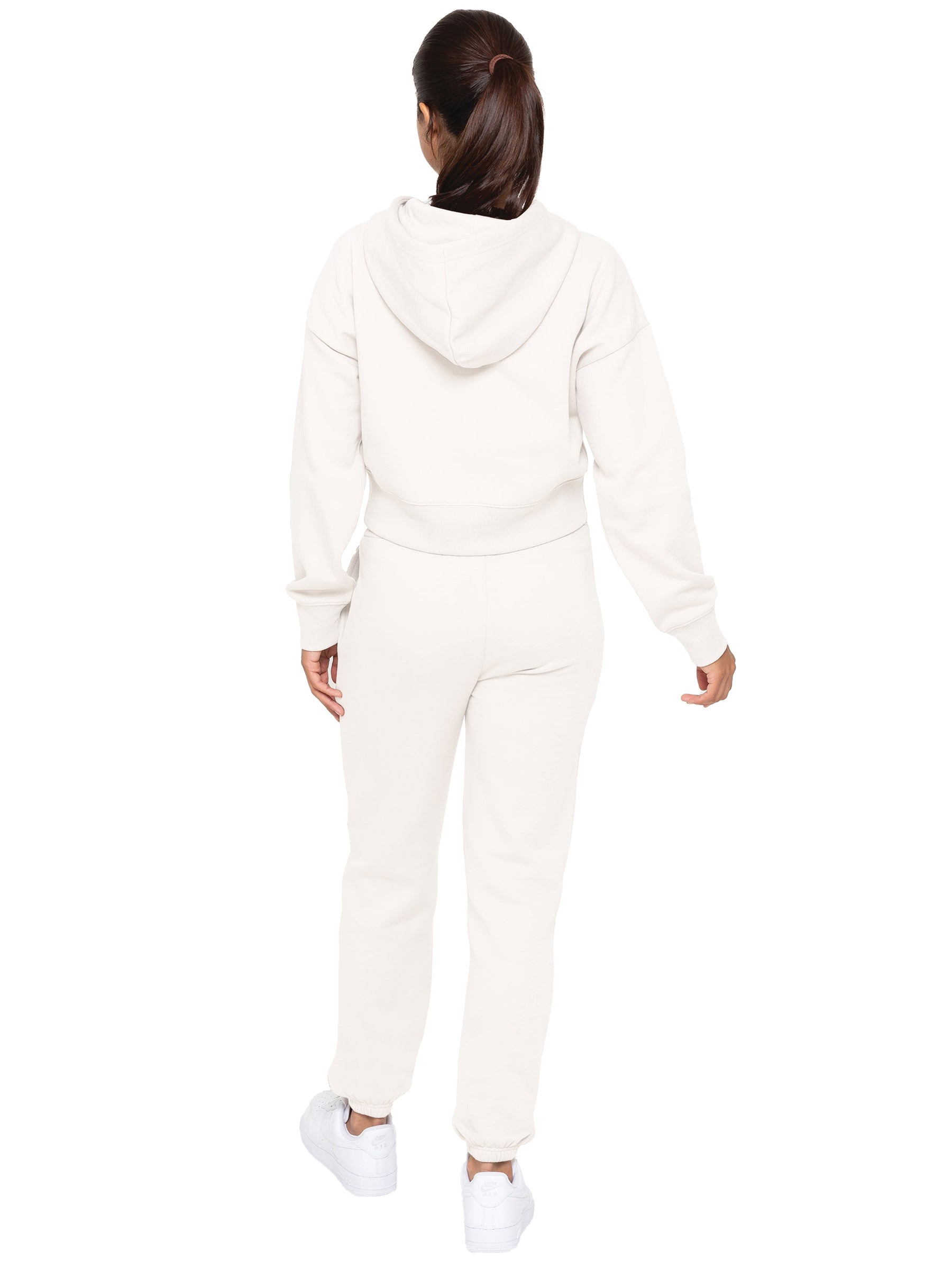 EZLHDCZ595 Copy of Enzo | Womens Cropped Zipped Hoodie ENZO RAWDENIM