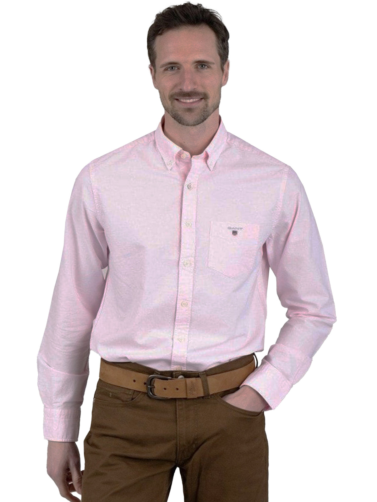 GANT_SHIRT_OXFORD Gant Mens Regular Fit Shirt | The Oxford Shirt GANT RAWDENIM