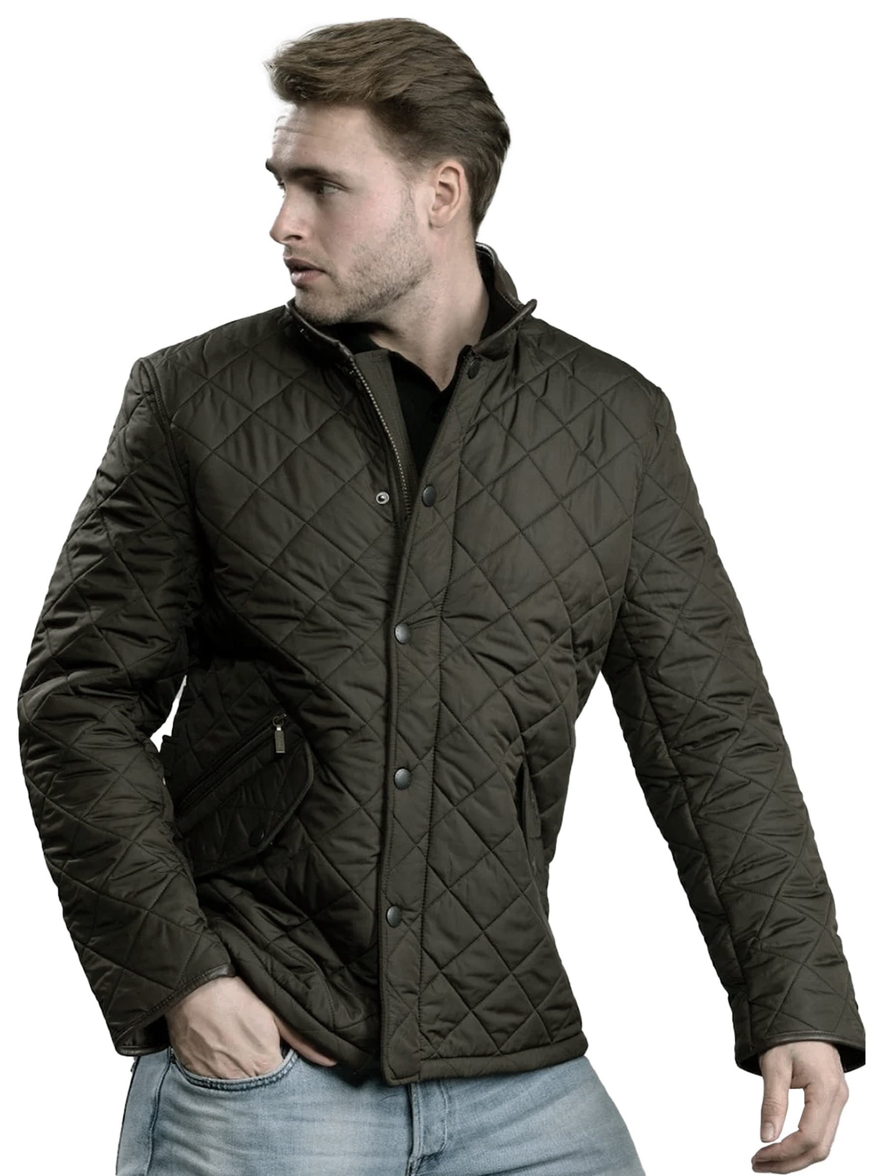 BARBOUR_JKT_POWEL Barbour | Mens Powell Jacket RAWDENIM RAWDENIM