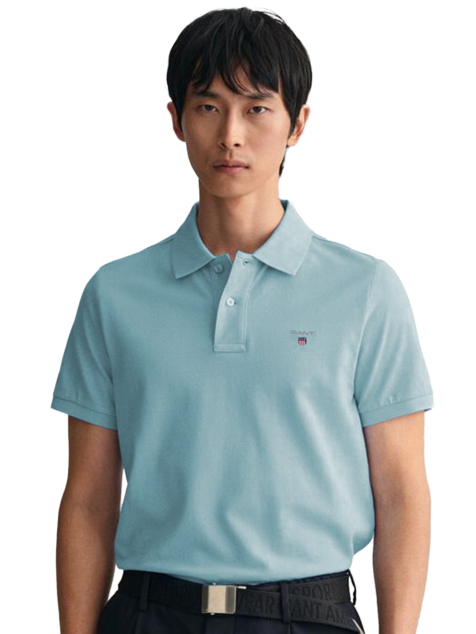 GANT_POLO_ORIG CAP-BLU Gant | Mens Original Pique Polo Shirt GANT RAWDENIM