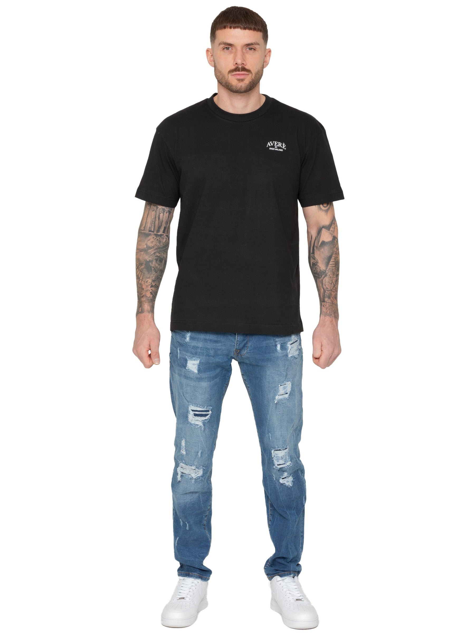 MTS28 TSHIRT Enzo Milano | Mens Oversized T-Shirt (Copy) ENZO RAWDENIM