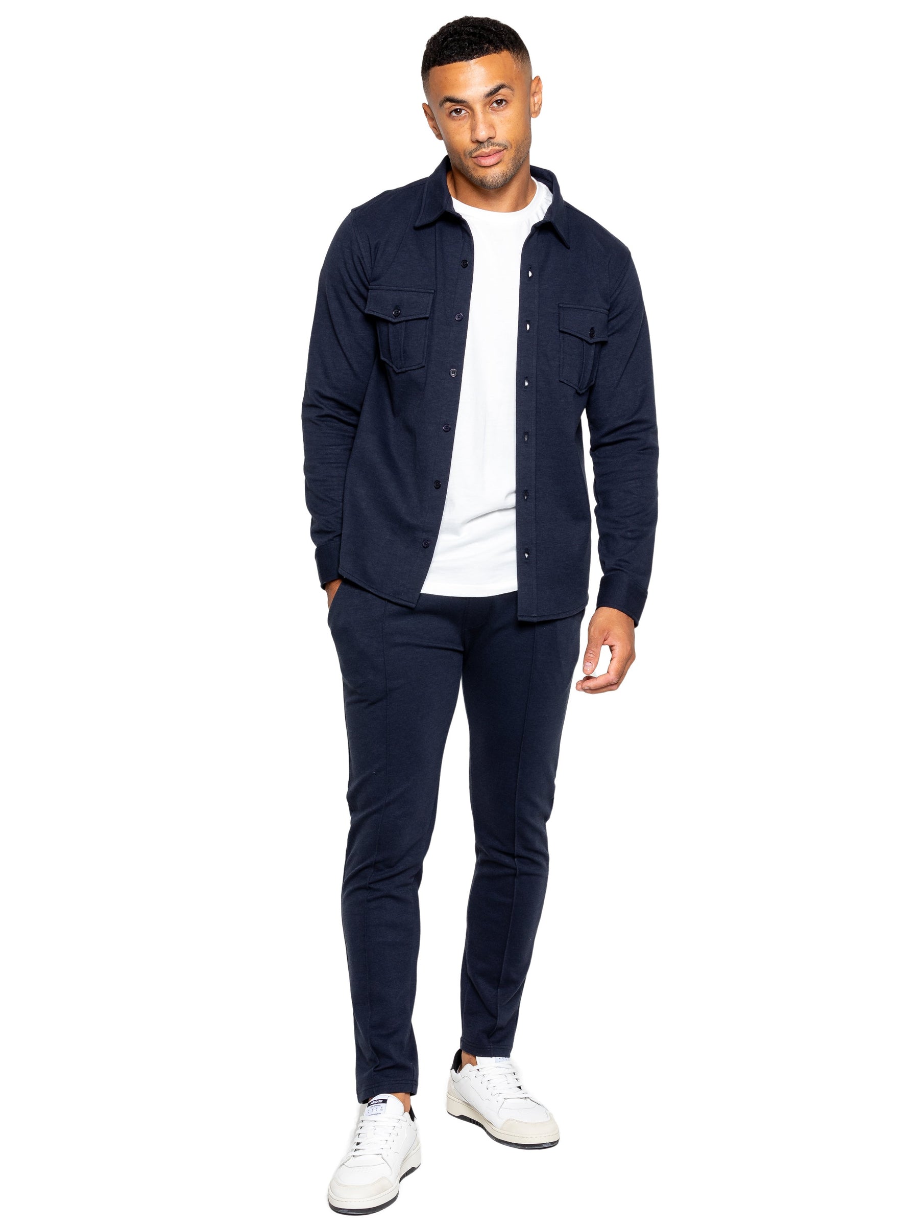 EZJG618 Mens Smart Pleated Joggers ENZO RAWDENIM