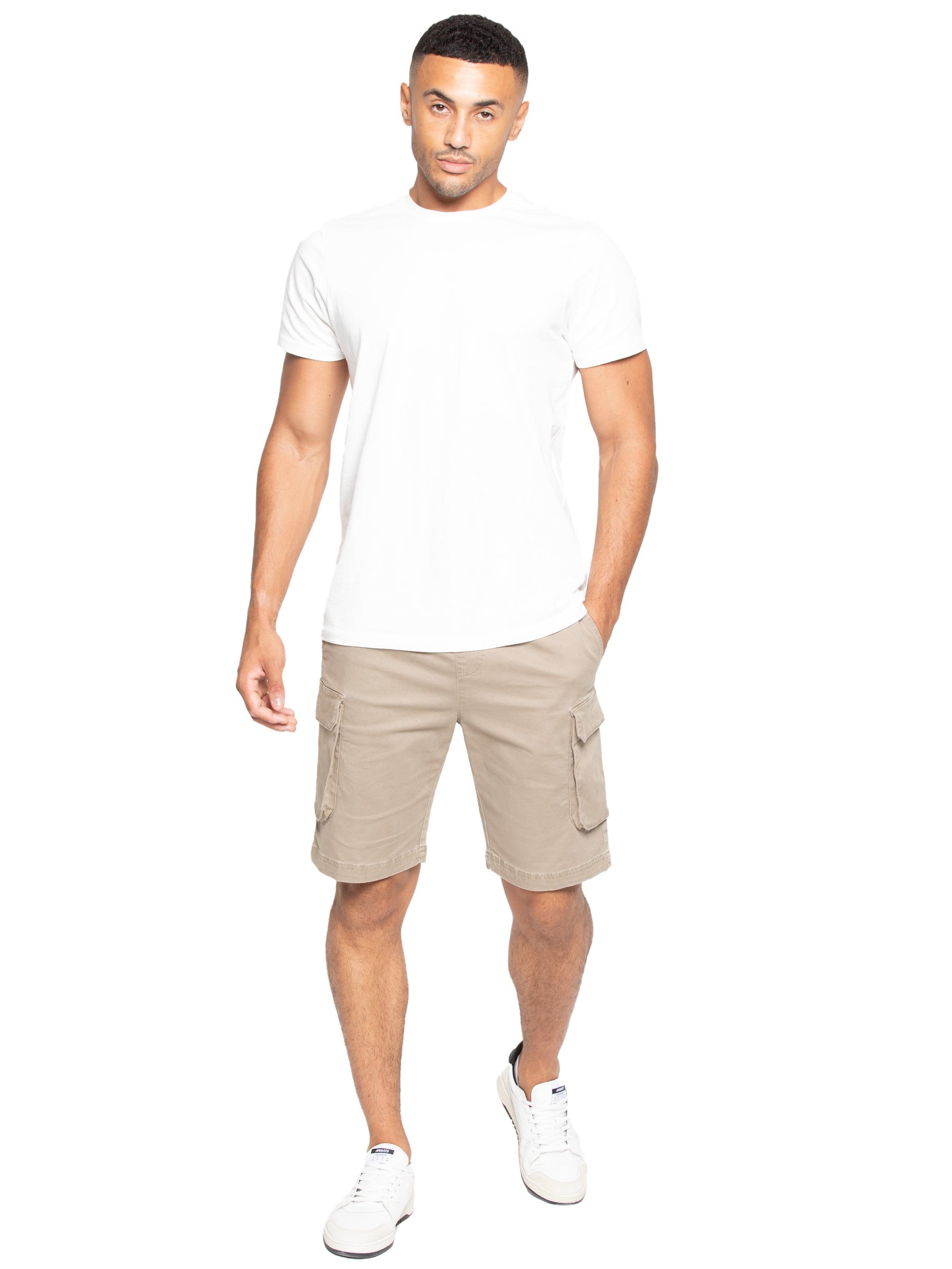 EZS613 Enzo | Mens Cargo Summer Shorts ENZO RAWDENIM