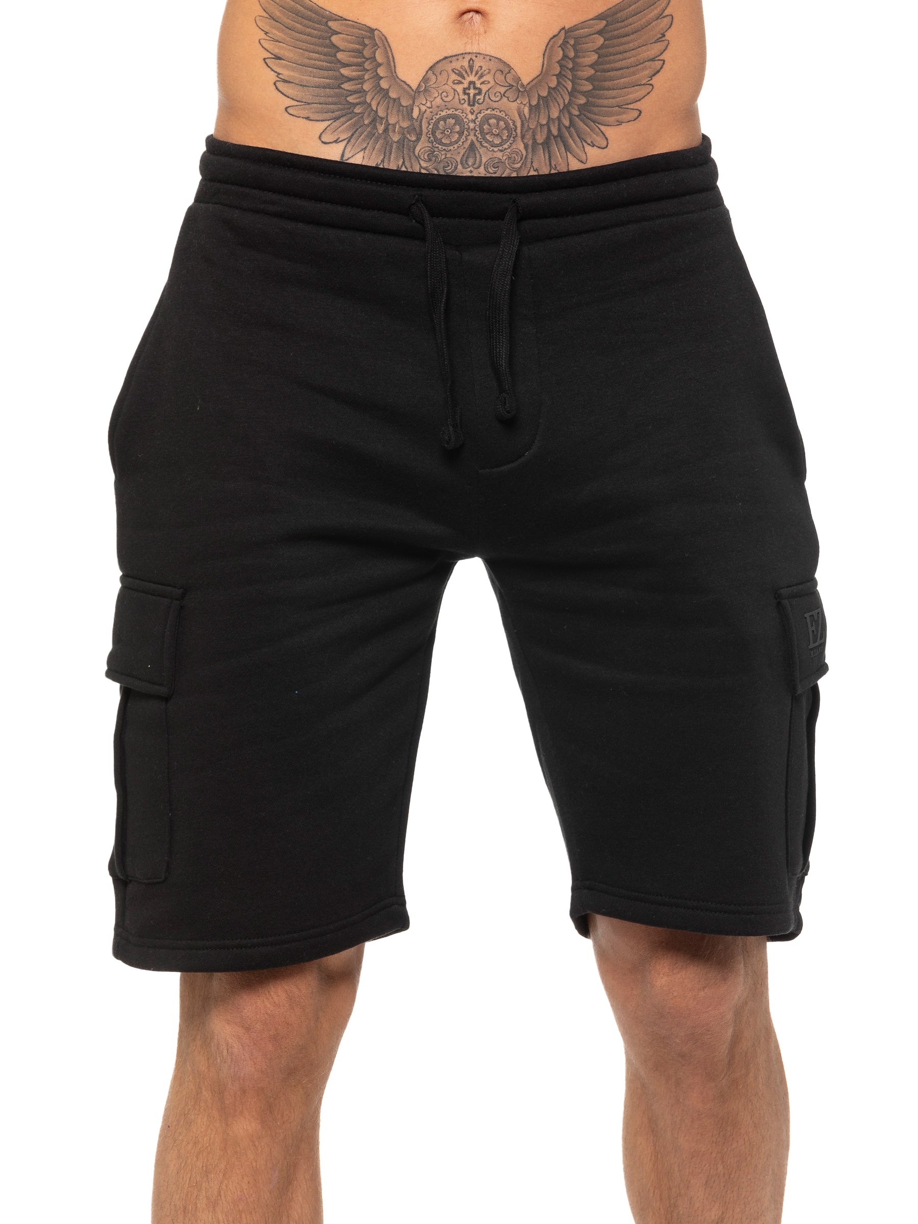 EZSC602 SHORT Enzo | Mens Cargo Fleece Shorts ENZO RAWDENIM