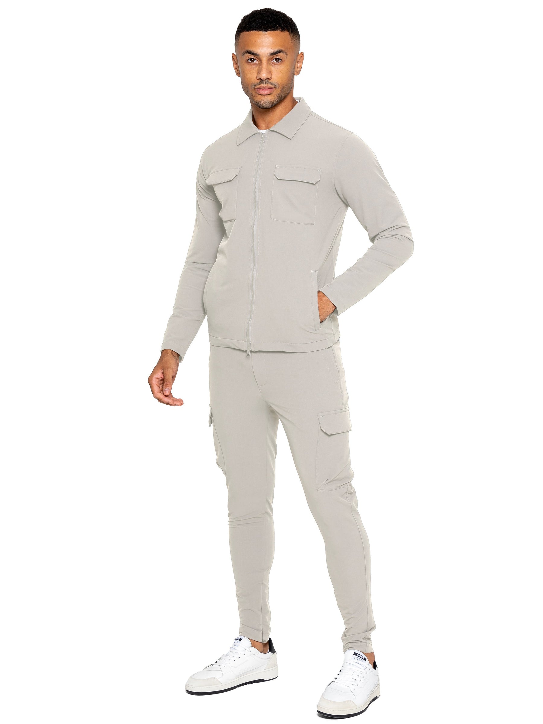 MJK1 JACKET & MCP2 PANT Enzo | Mens Cargo Shacket Tracksuit Set (Copy) ENZO RAWDENIM