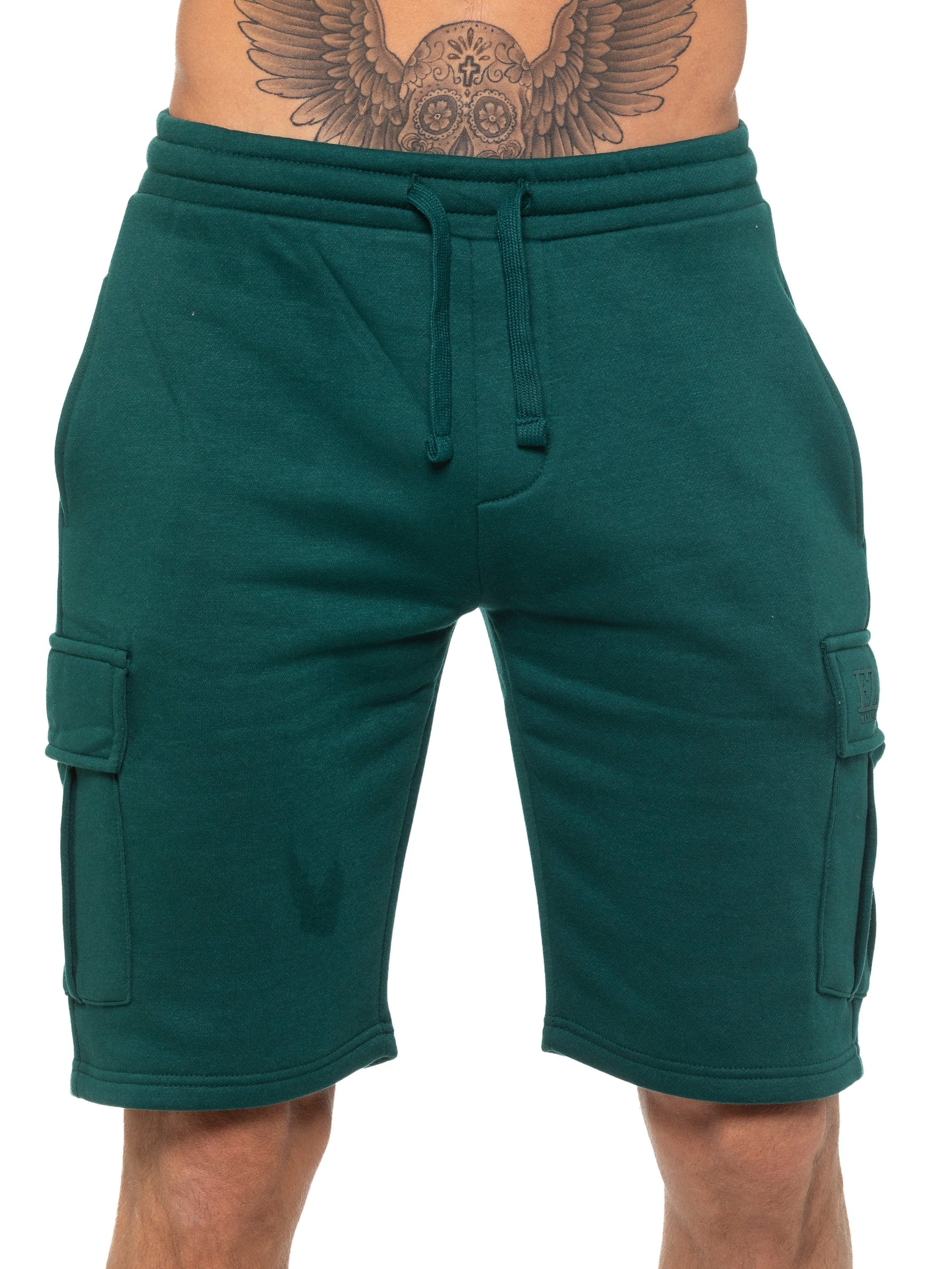 EZSC602 SHORT Enzo | Mens Cargo Fleece Shorts ENZO RAWDENIM