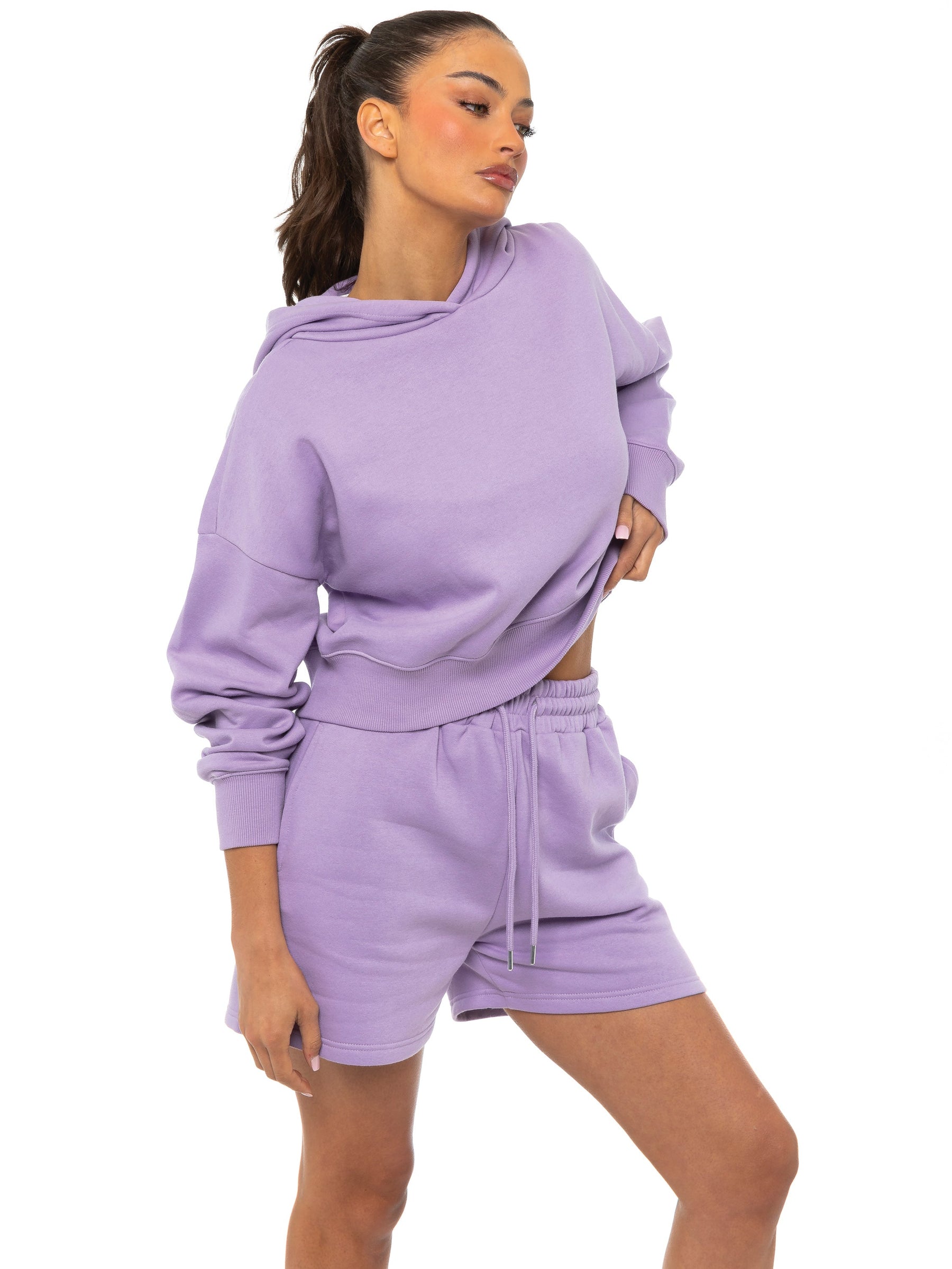 EZLHD588 Enzo | Womens Cropped Hoodie ENZO RAWDENIM