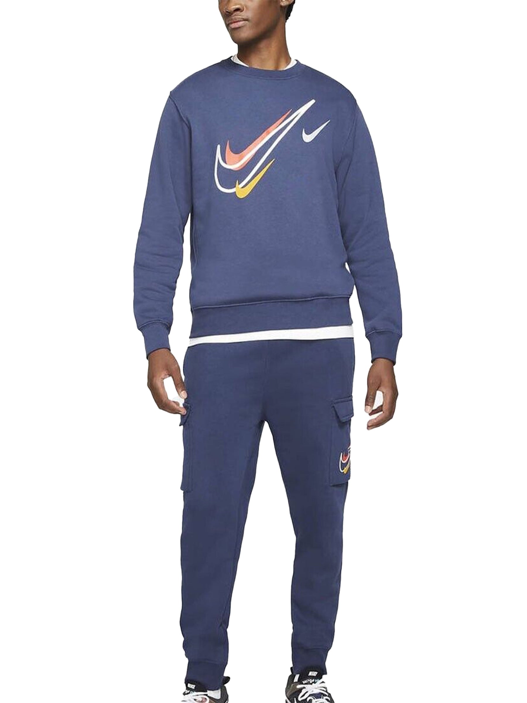NIKE_SUIT_DQ3943 Nike | Mens Fleece Repeat Tracksuit NIKE RAWDENIM