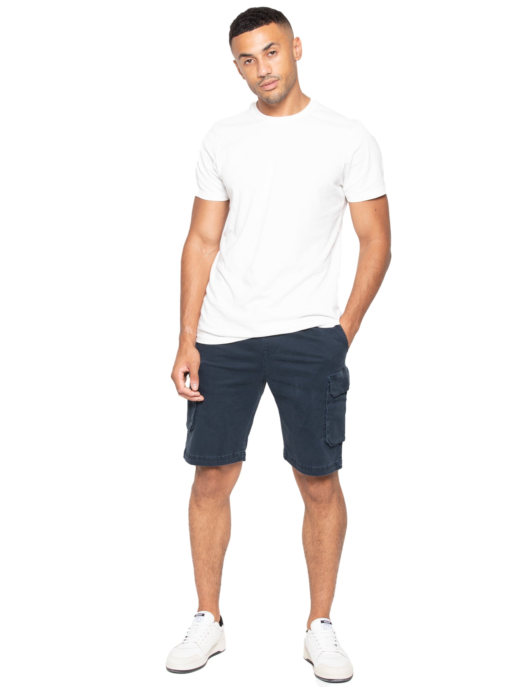 EZS613 Enzo | Mens Cargo Summer Shorts ENZO RAWDENIM