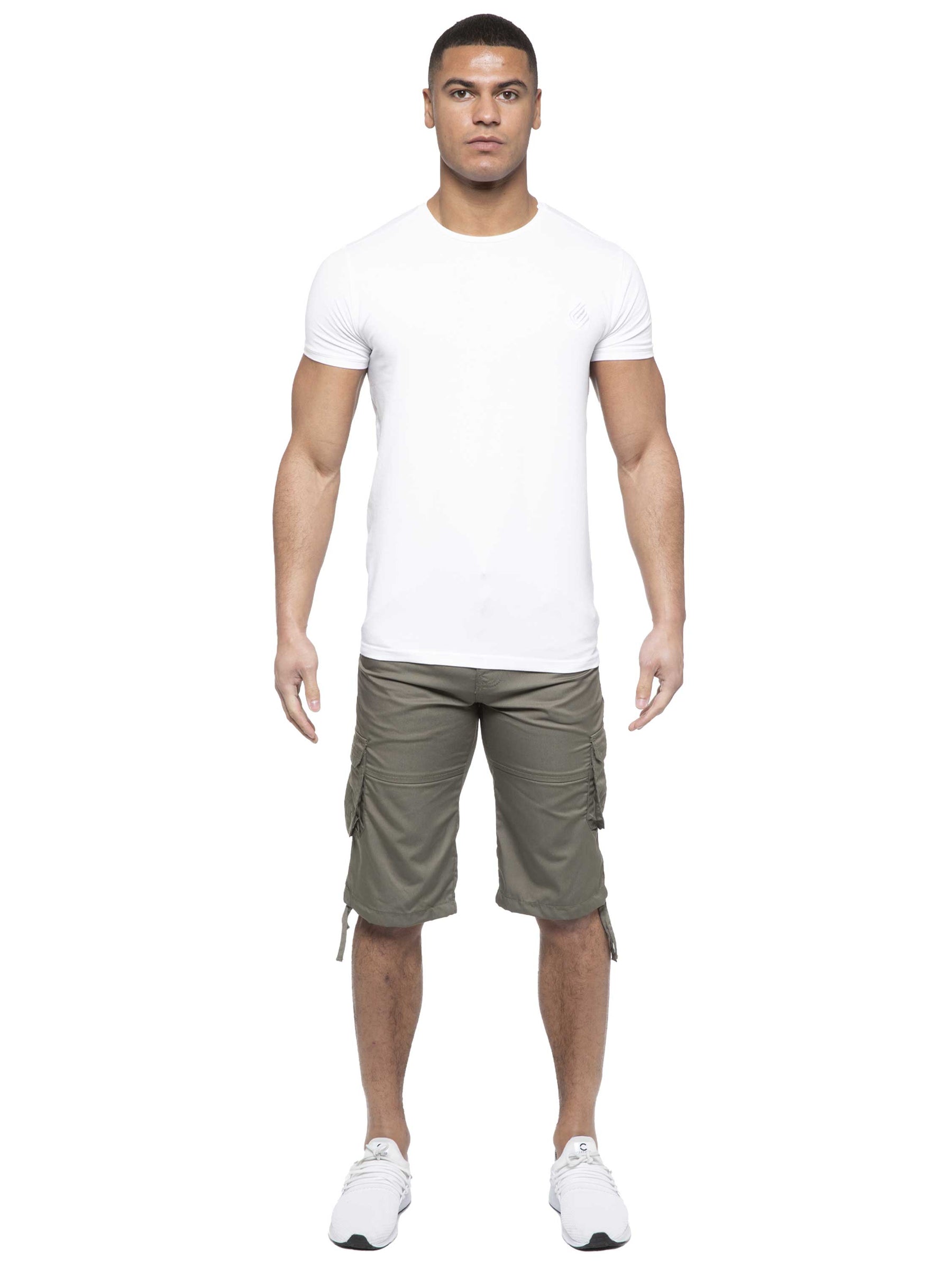 EZS426 SHORTS Enzo | Mens Cargo Combat Shorts ENZO RAWDENIM