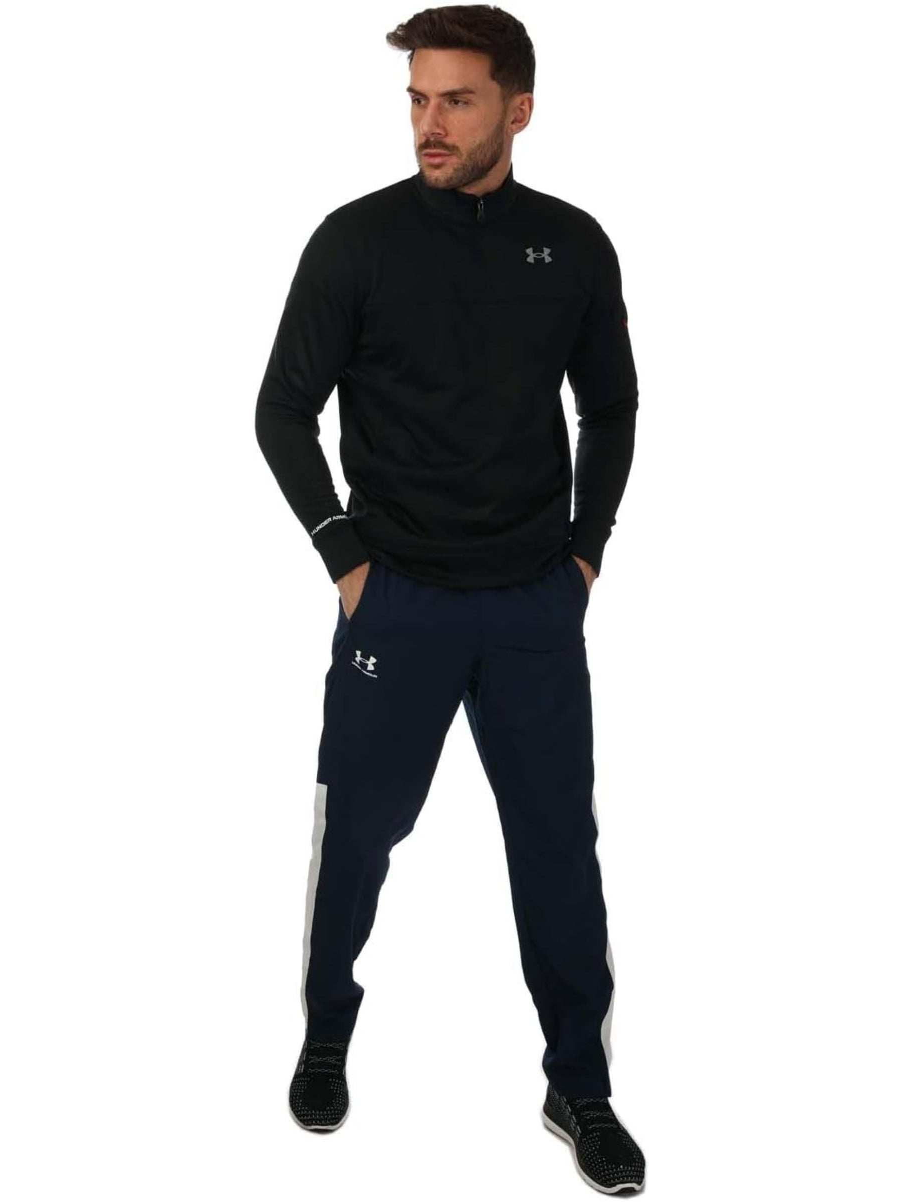 UA_ZIPTOP_1372792 Under Armour | Mens 1/4 Zip Track Top UNDER ARMOUR RAWDENIM