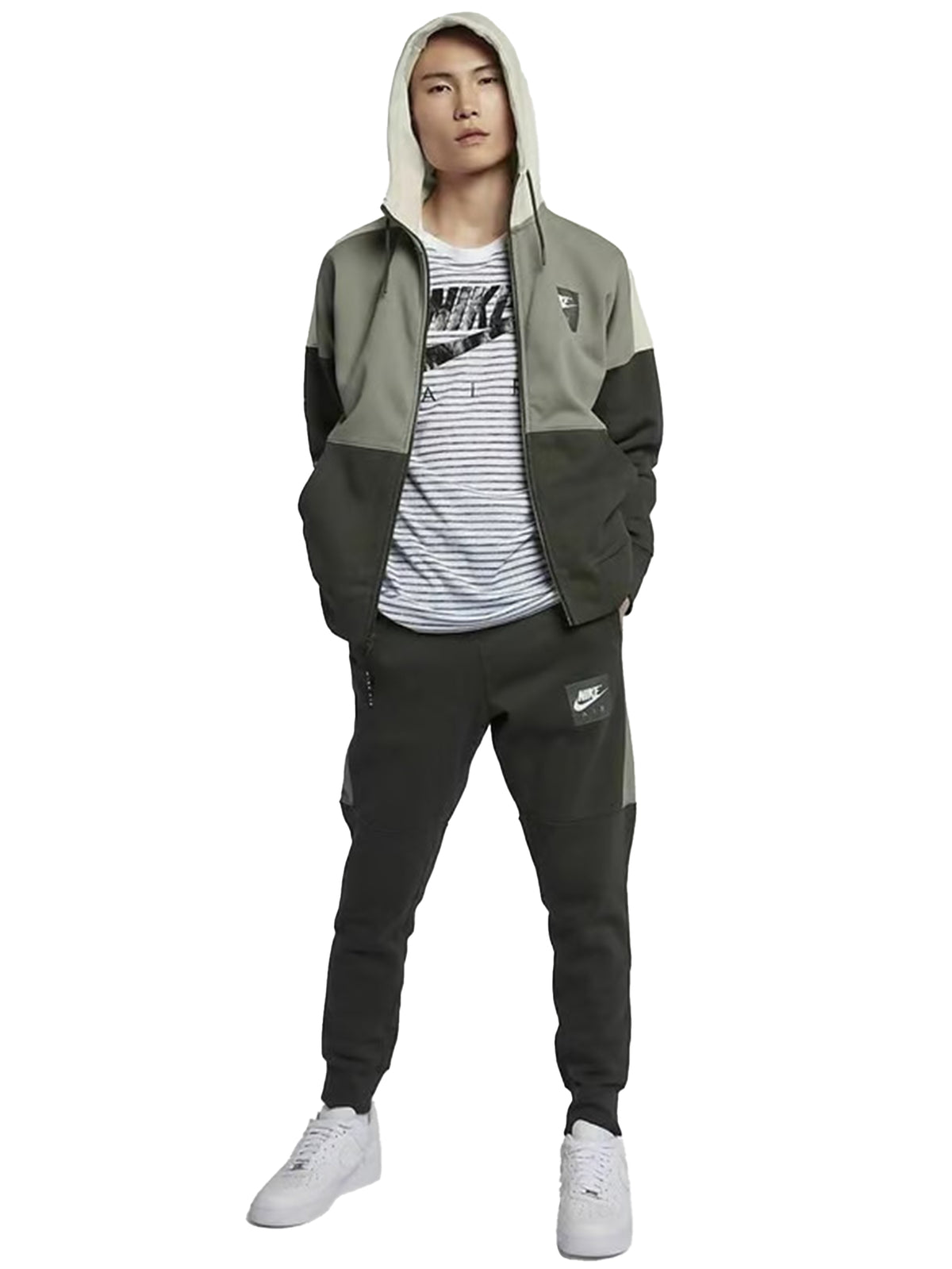 NIKE_TRK_SUIT_886044 Nike Air Mens Zip Through Tracksuit Set NIKE RAWDENIM