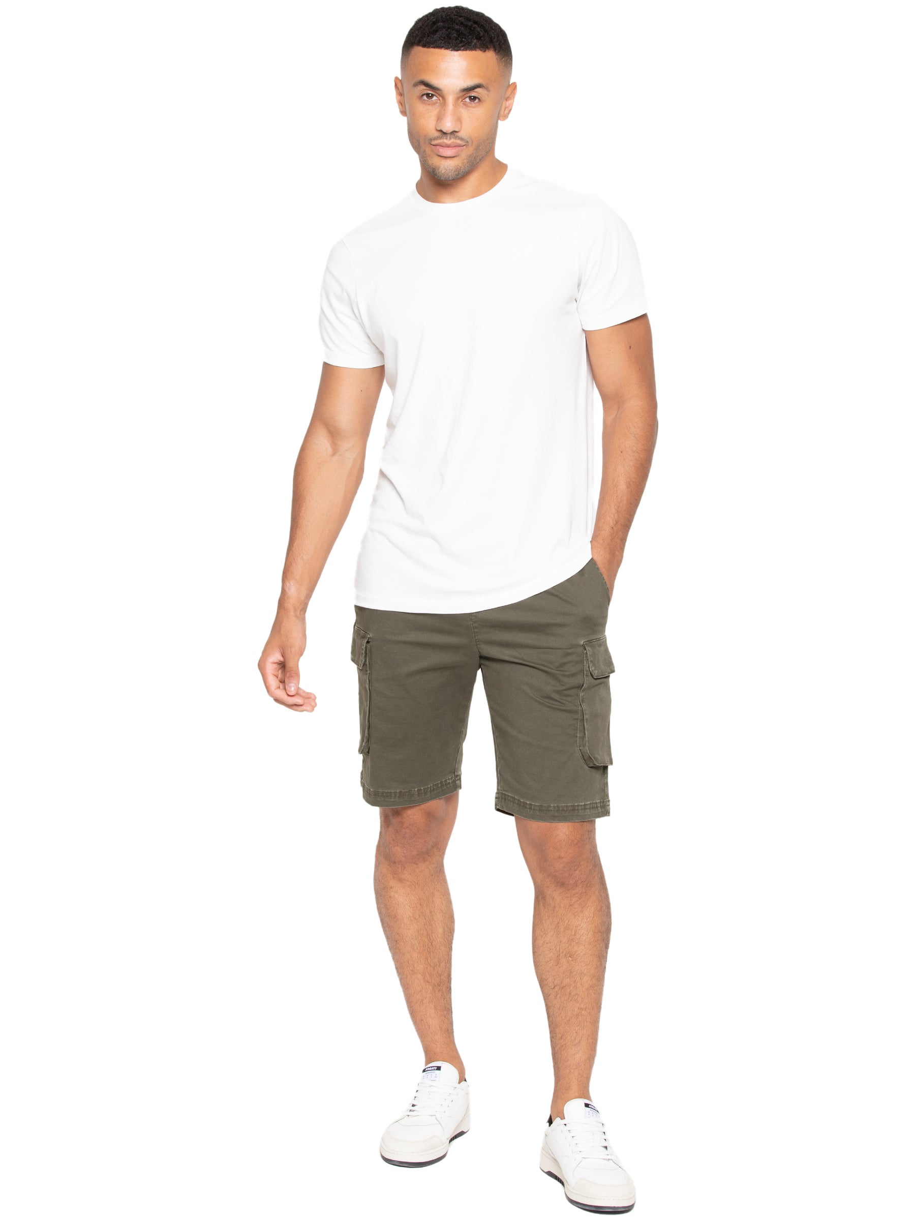 EZS613 Enzo | Mens Cargo Summer Shorts ENZO RAWDENIM