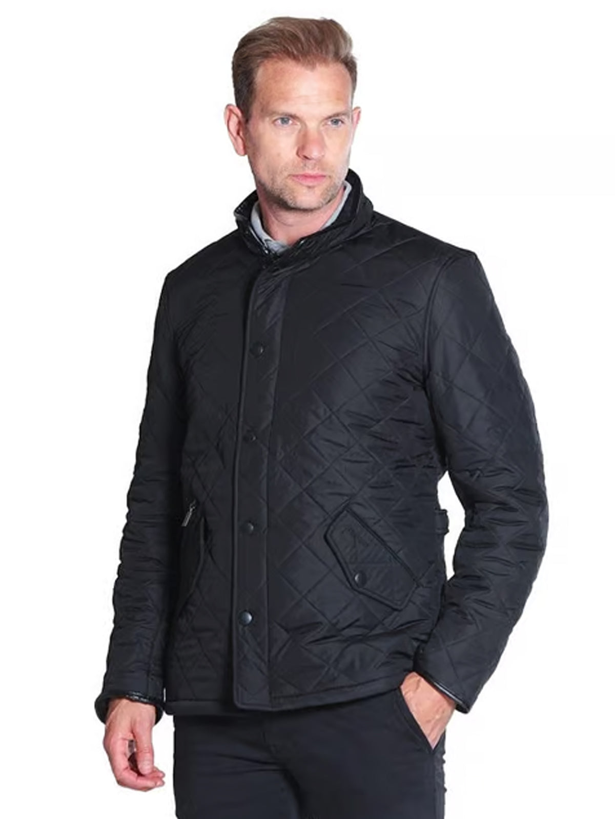 BARBOUR_JKT_POWEL Barbour | Mens Powell Jacket RAWDENIM RAWDENIM