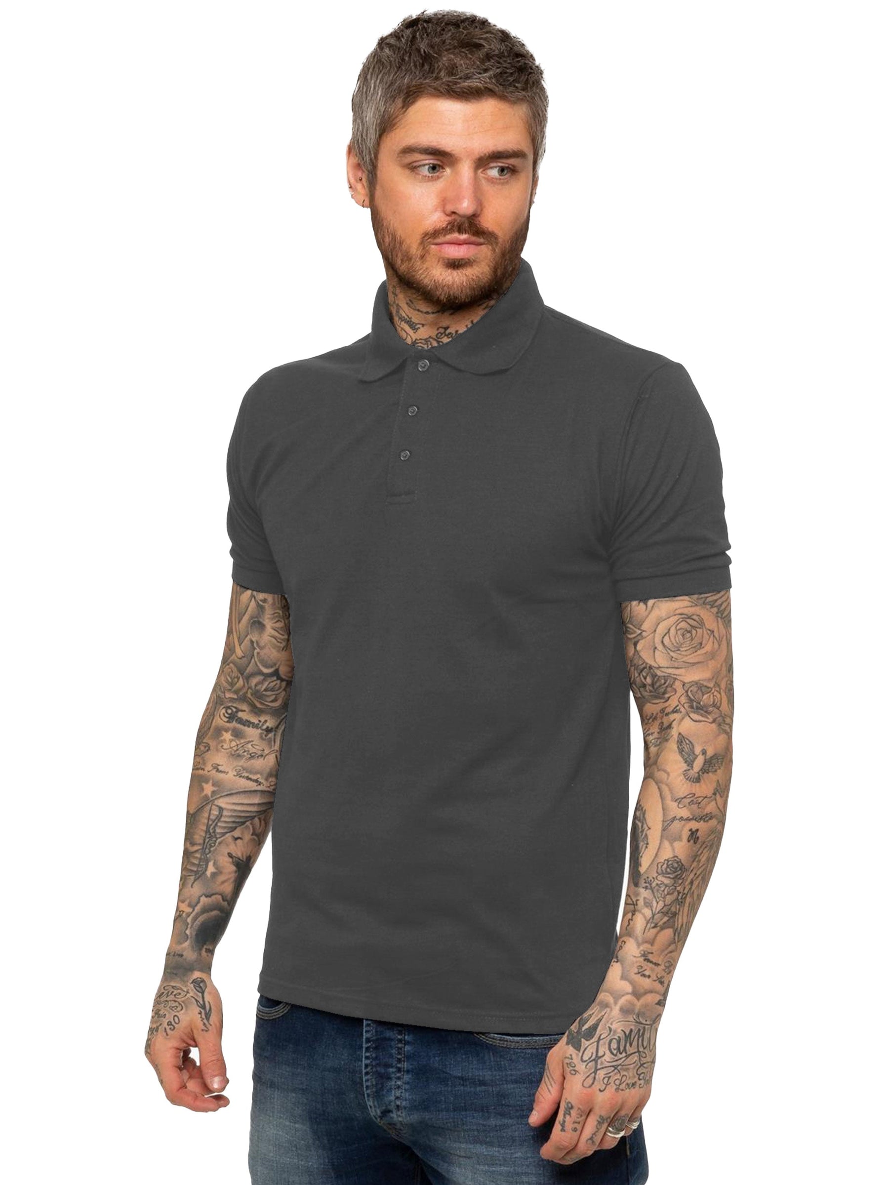 KZPL105 POLO SKYBLU Mens Polo T-Shirt KRUZE RAWDENIM
