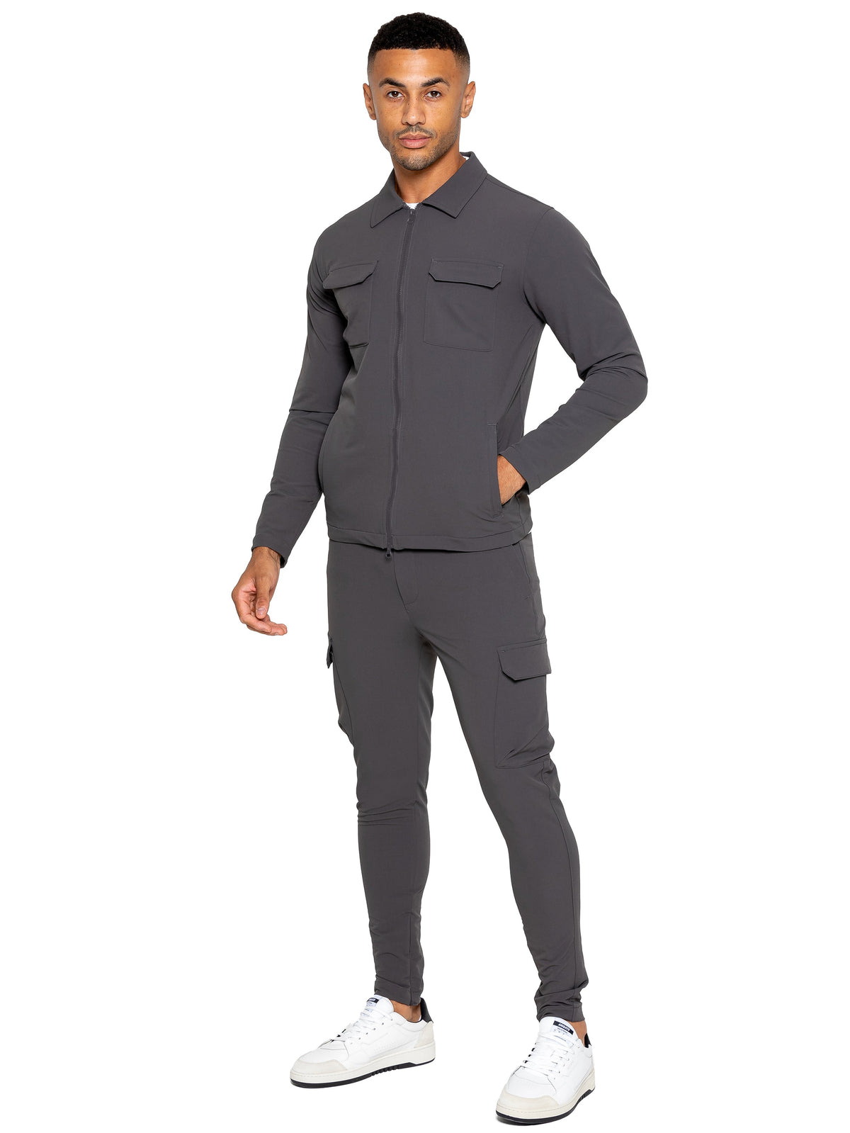 MJK1 JACKET & MCP2 PANT Enzo | Mens Cargo Shacket Tracksuit Set (Copy) ENZO RAWDENIM