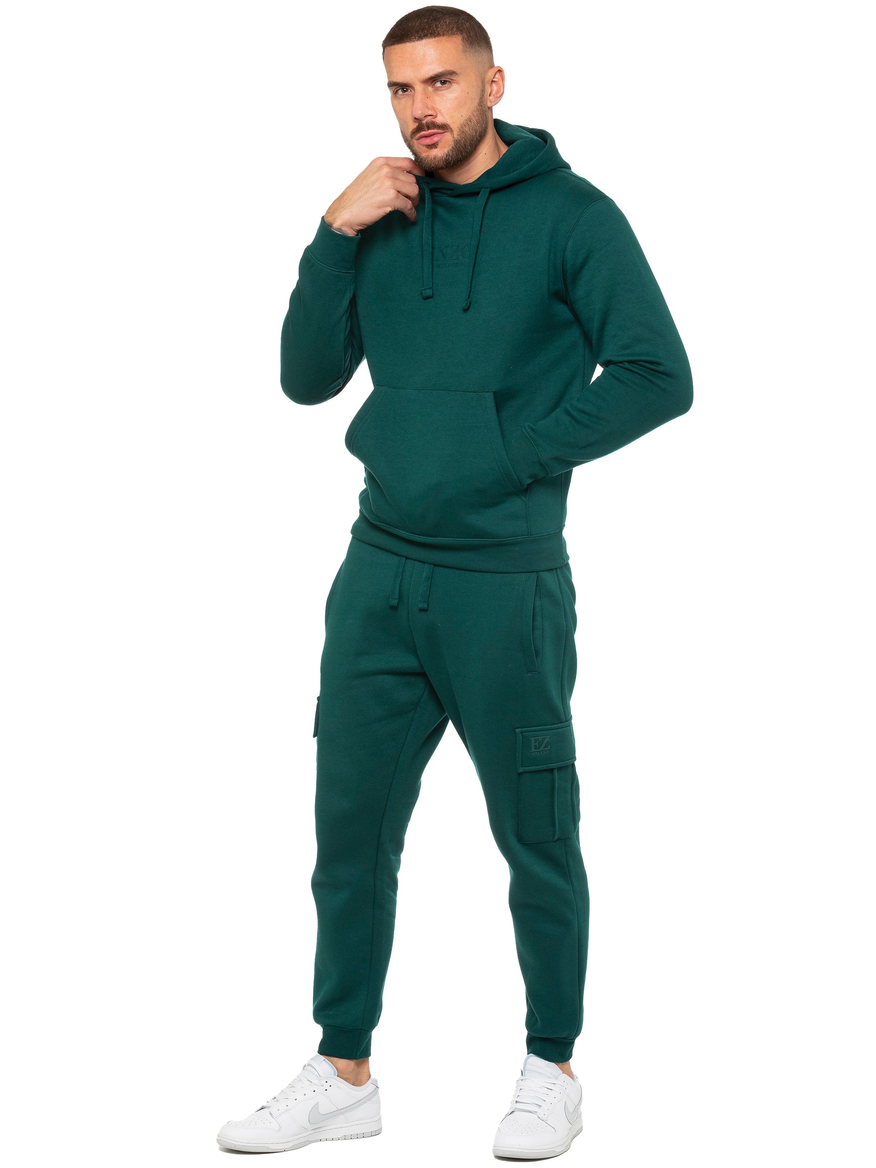 EZJGC599 Enzo | Mens Cargo Joggers ENZO RAWDENIM
