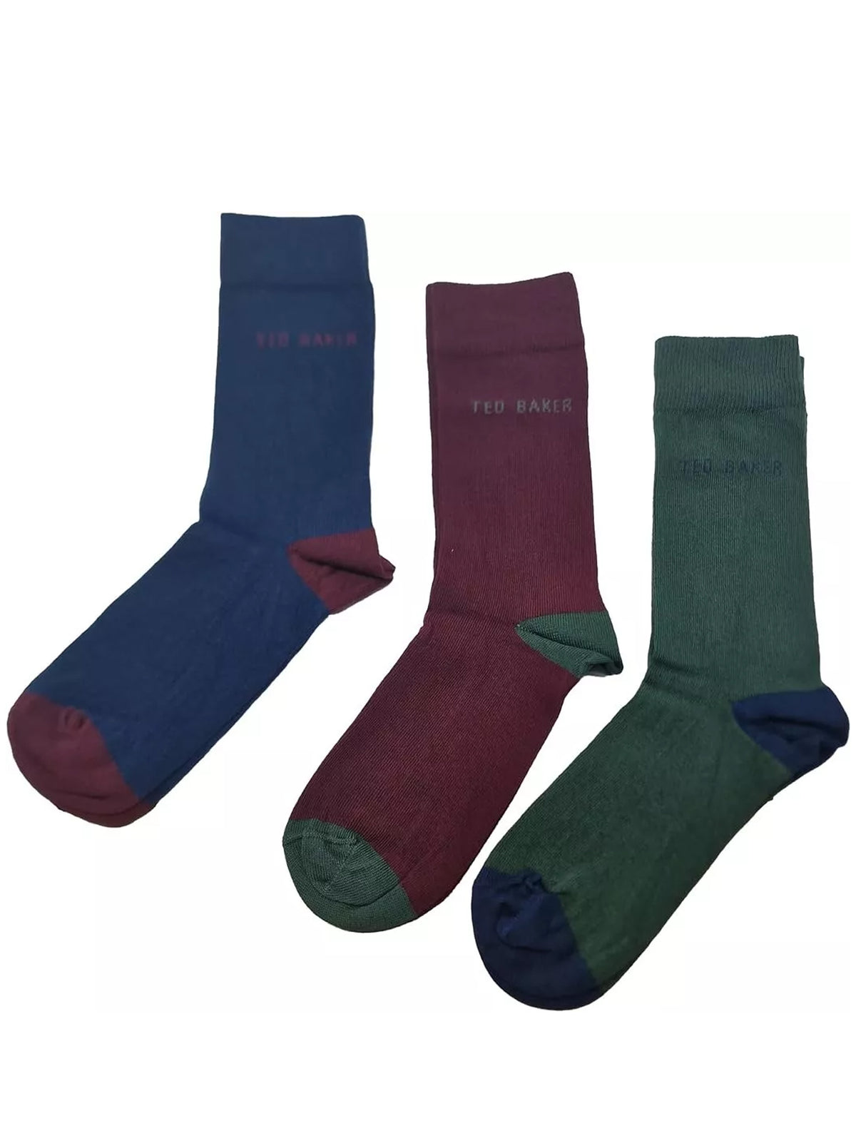 Ted Baker | Mens Three Pack Socks - Assorted