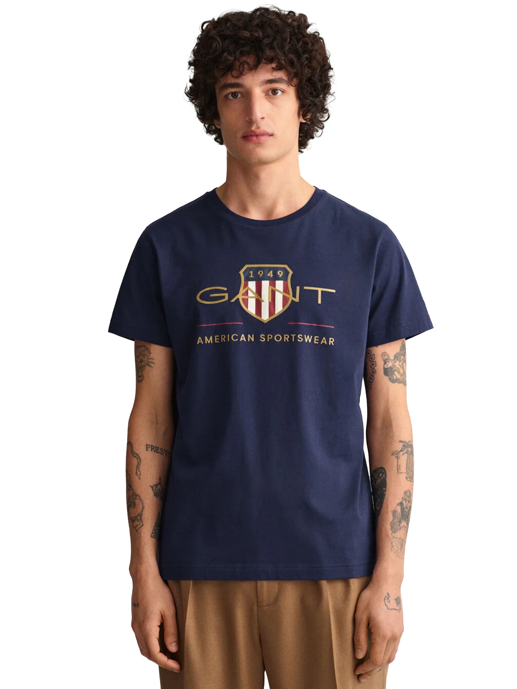 GANT_TS_ARC_SHLD RAWDENIM RAWDENIM