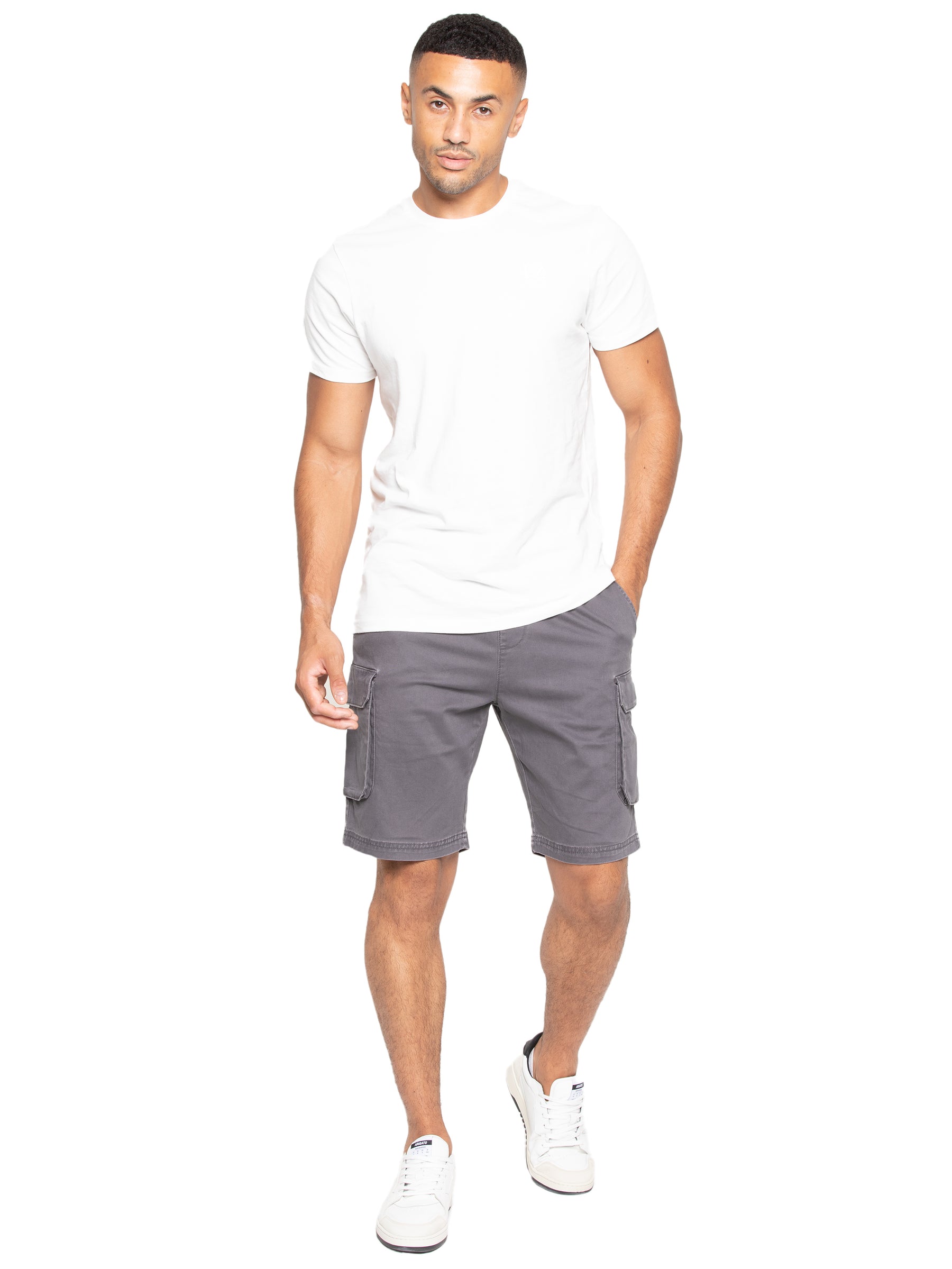 EZS613 Enzo | Mens Cargo Summer Shorts ENZO RAWDENIM