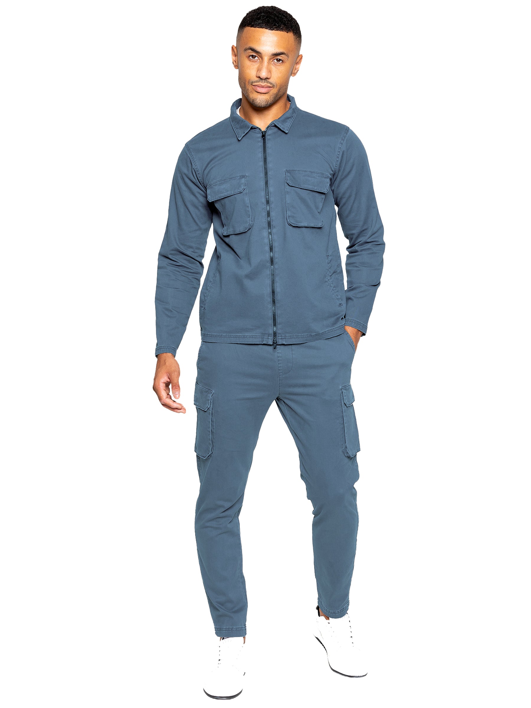 Enzo | Mens Cargo Tracksuit