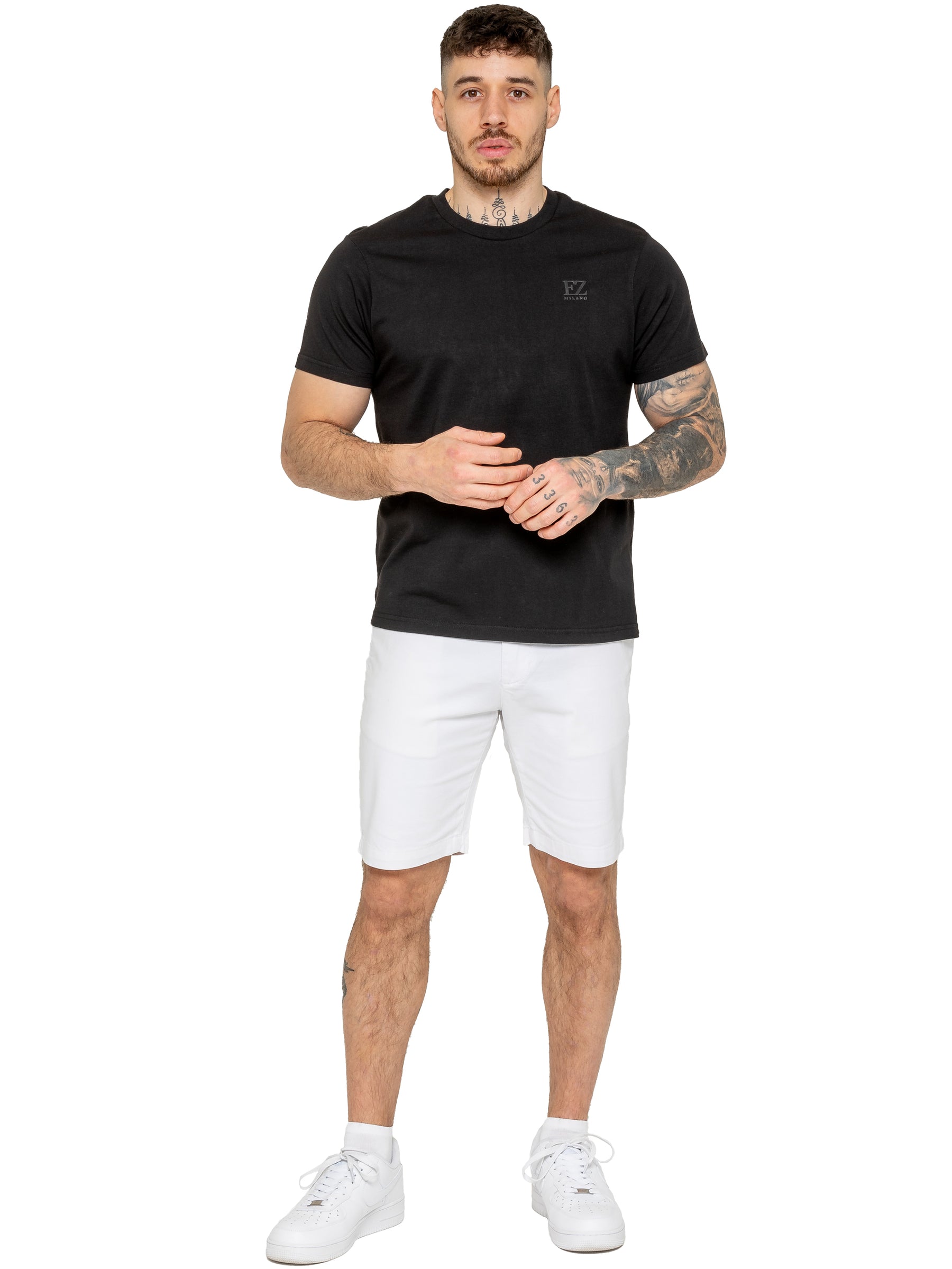 Enzo | Mens Stretch Chino Shorts