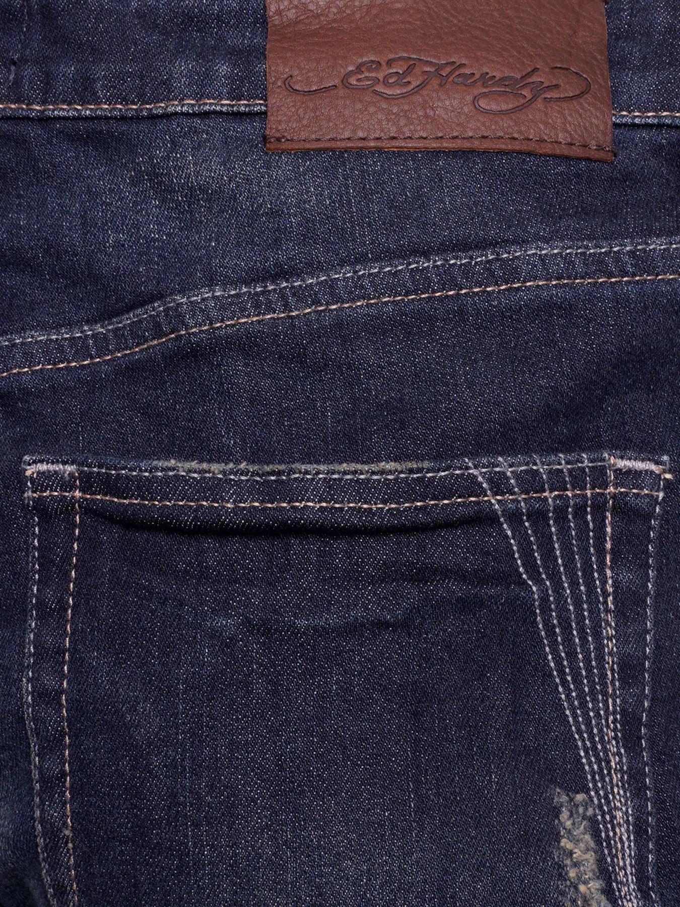 ED_HARDY_JNS Ed Hardy | Mens Slim Fit Jeans RAWDENIM RAWDENIM