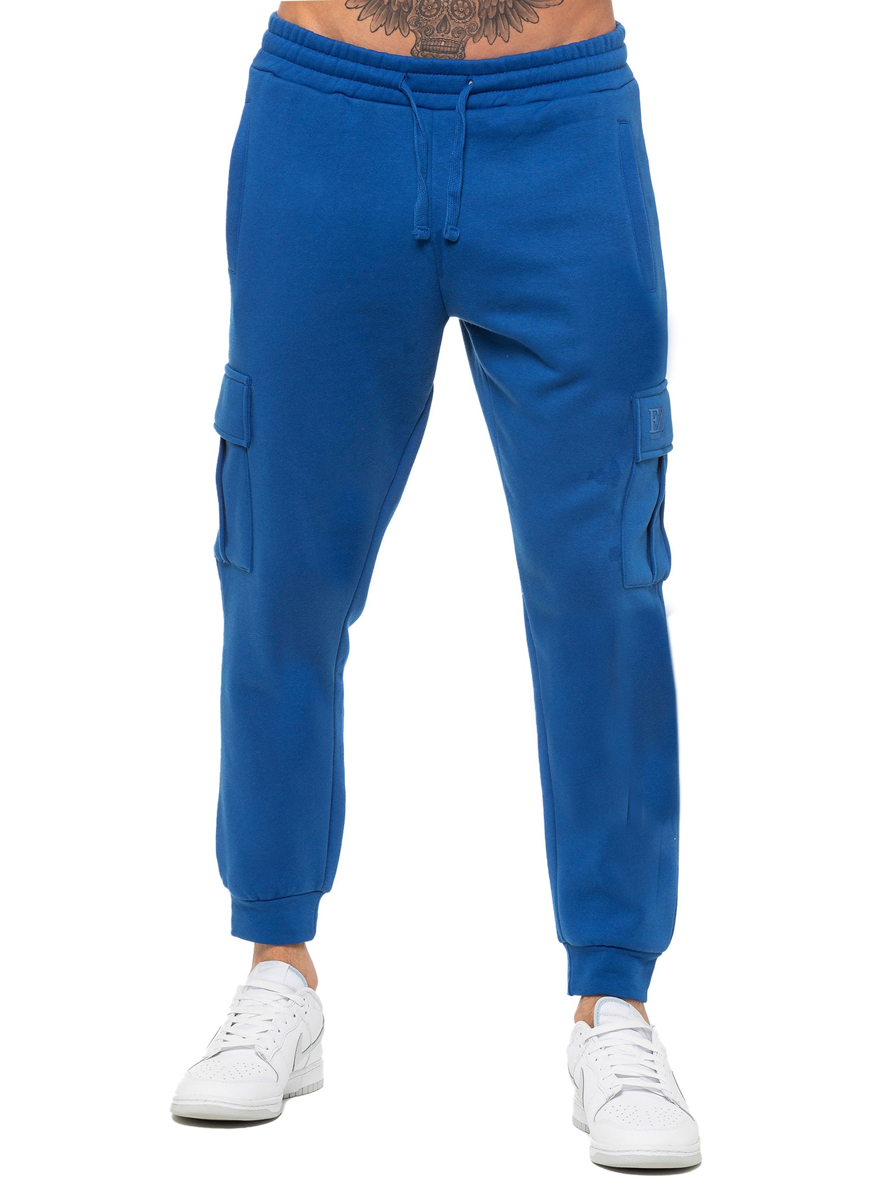 EZJGC599 Enzo | Mens Cargo Joggers ENZO RAWDENIM