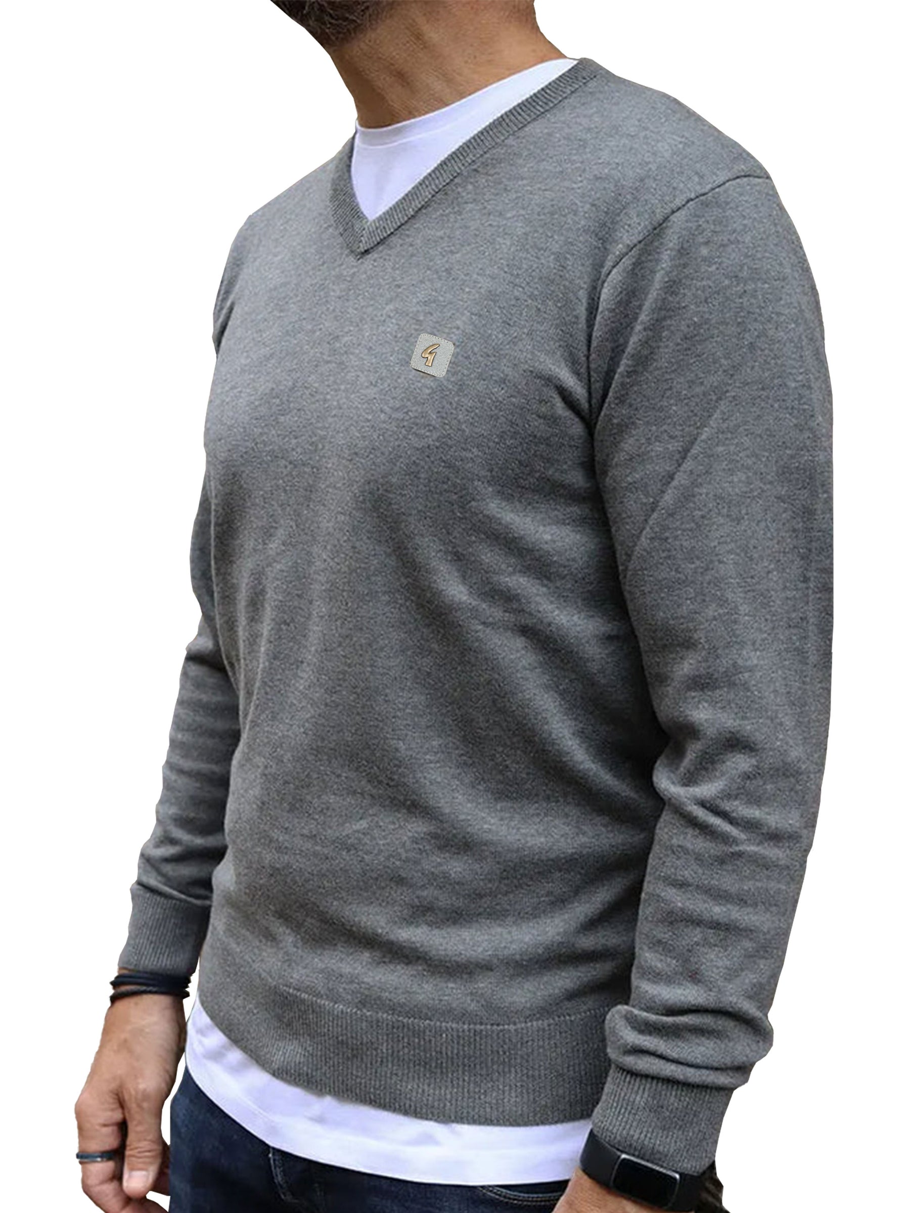 GABICCI_MT2F KNIT Gabicci | Knitted V-Neck Jumper GUEST BRAND RAWDENIM