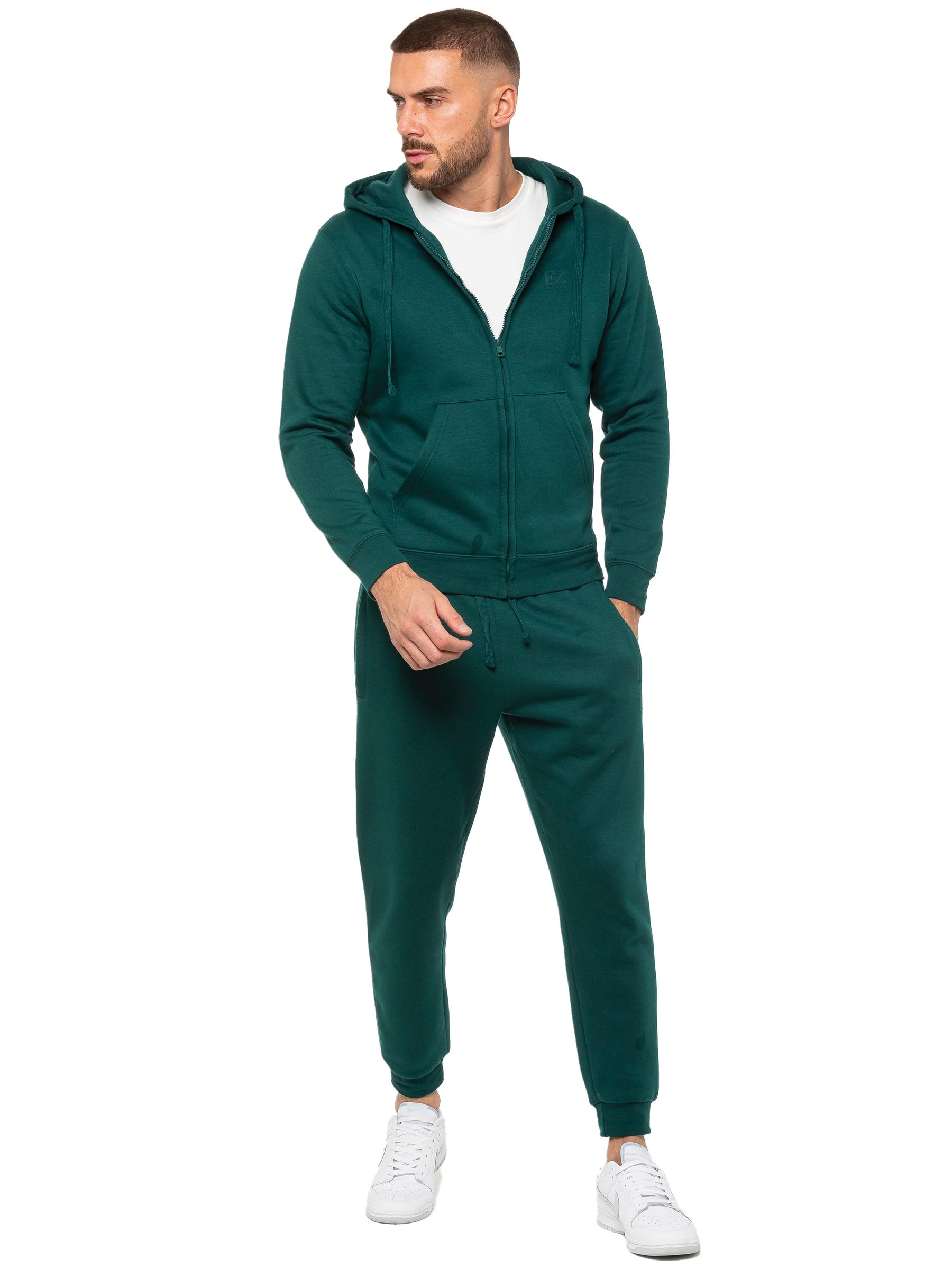 EZHDZ601 & EZJG598 Enzo | Mens Zip Hoodie Tracksuit Set ENZO RAWDENIM