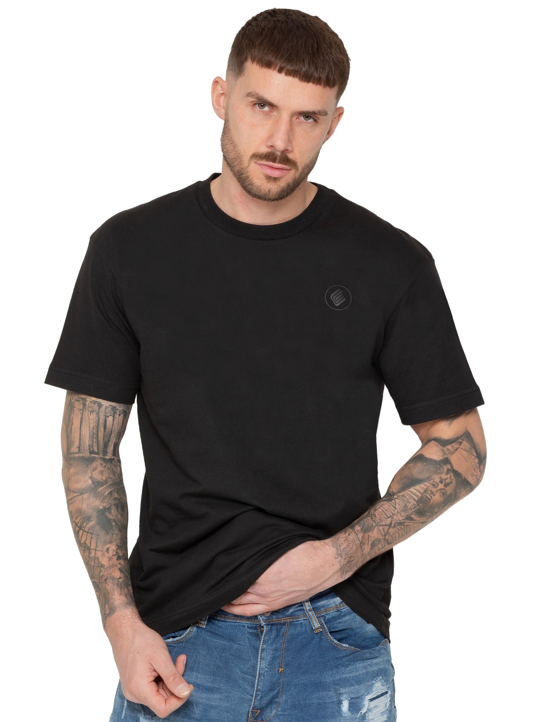 EZTS645 TSHIRT Enzo | Oversized Crew Neck T-Shirt 3 Pack RAWDENIM RAWDENIM