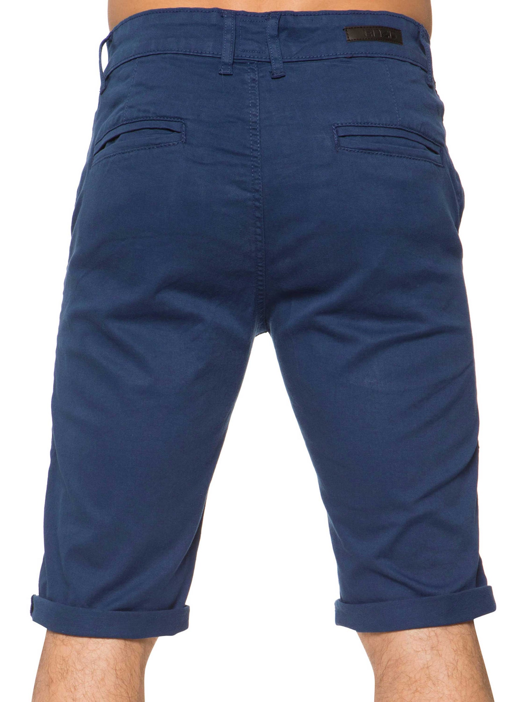 EZS348 Copy of Mens Slim Fit Stretch Chino Shorts | Enzo Designer Menswear ENZO RAWDENIM