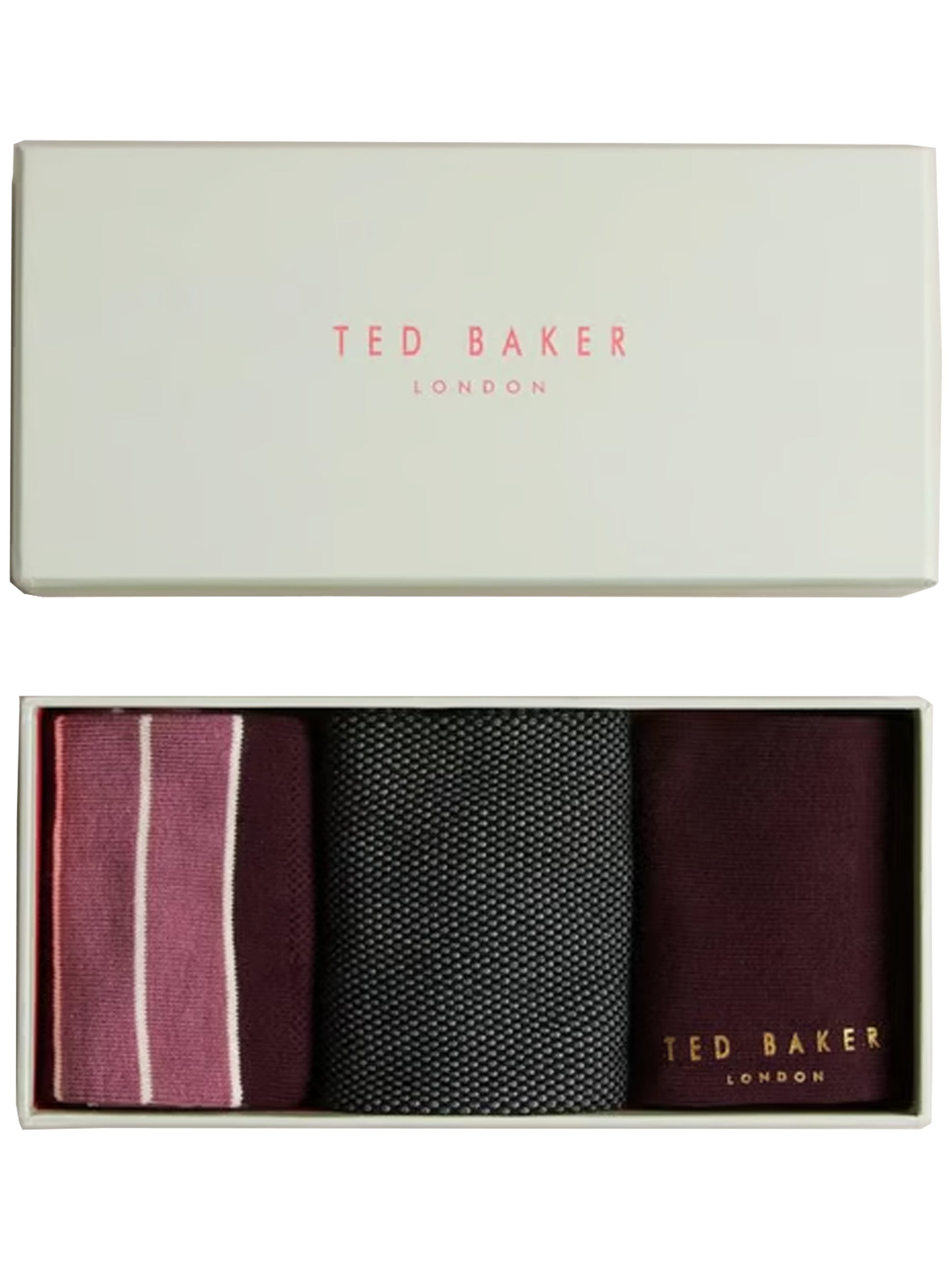 Ted Baker | Mens Crew Socks 3 Pack Gift Set