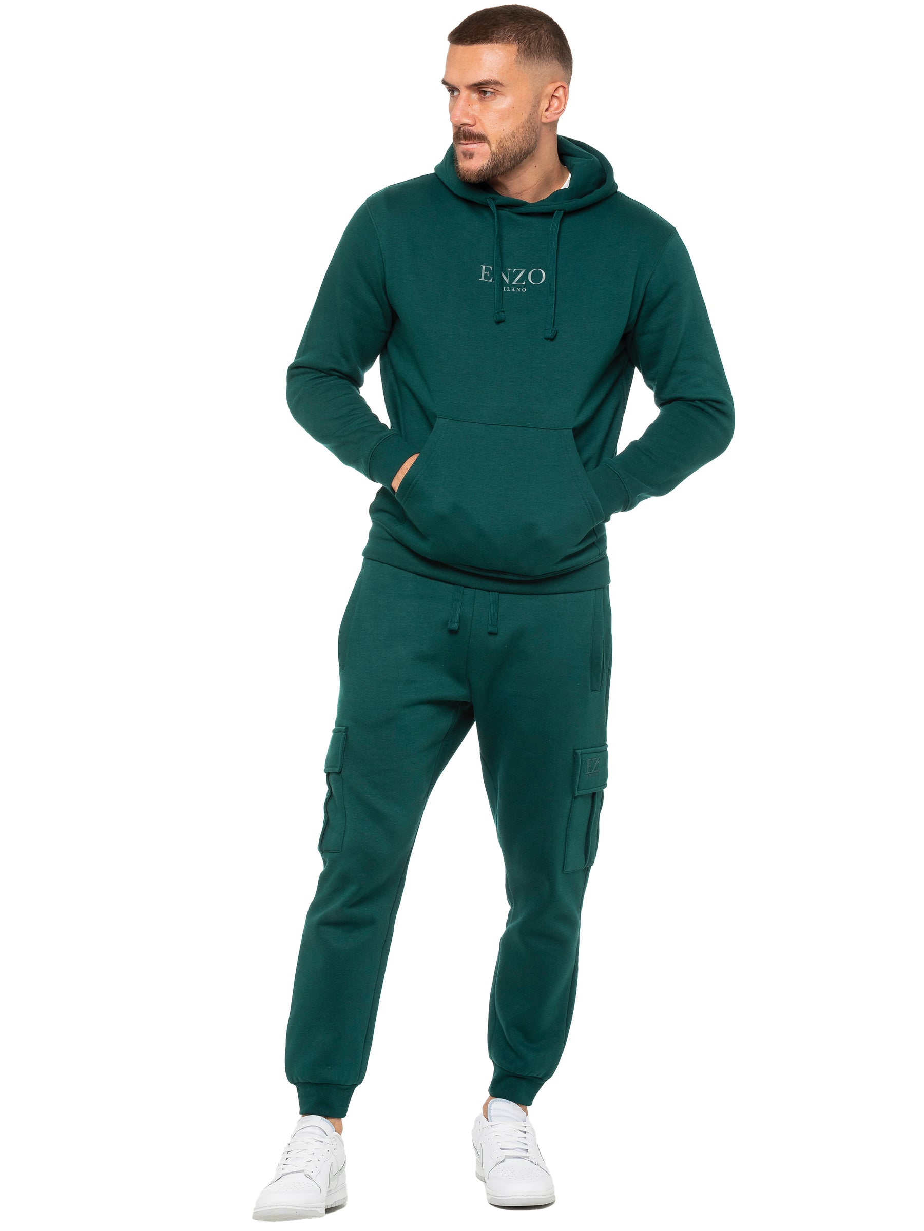 EZJGC599 Enzo | Mens Cargo Joggers ENZO RAWDENIM