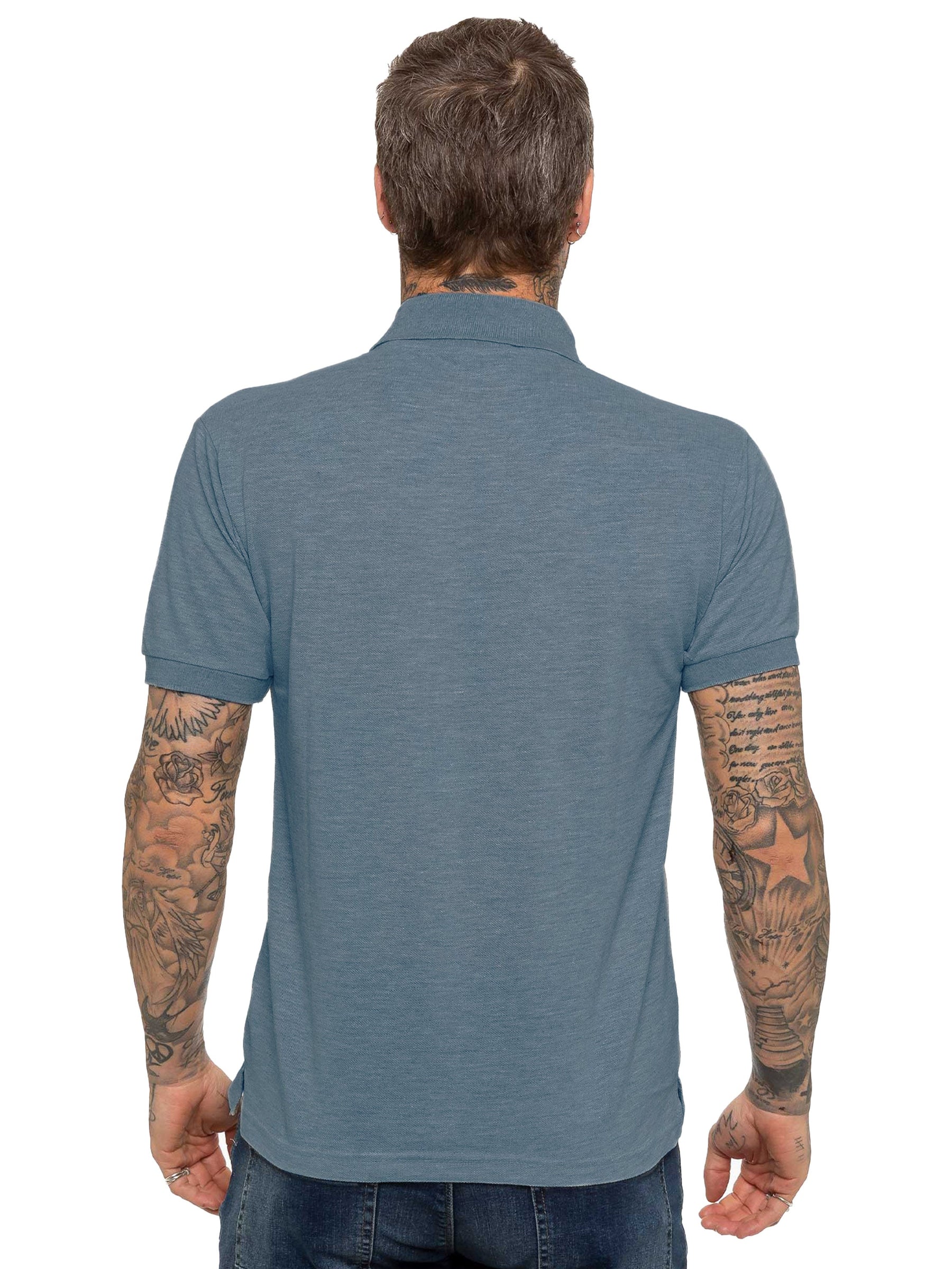 KZPL105 Copy of Mens Kruze Clothing | Mens Pique Polo T-Shirt KRUZE RAWDENIM