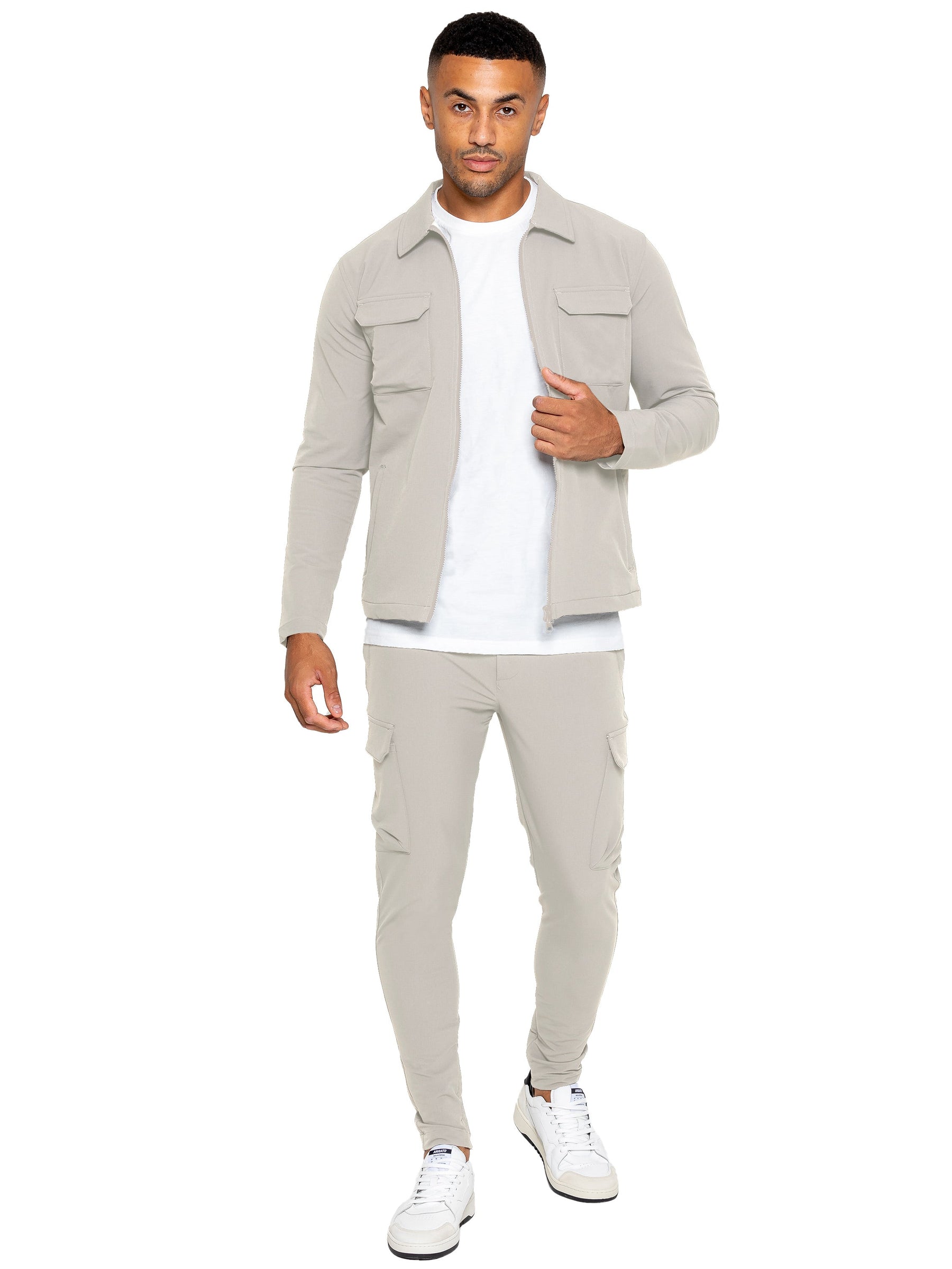 MJK1 JACKET & MCP2 PANT Enzo | Mens Cargo Shacket Tracksuit Set (Copy) ENZO RAWDENIM