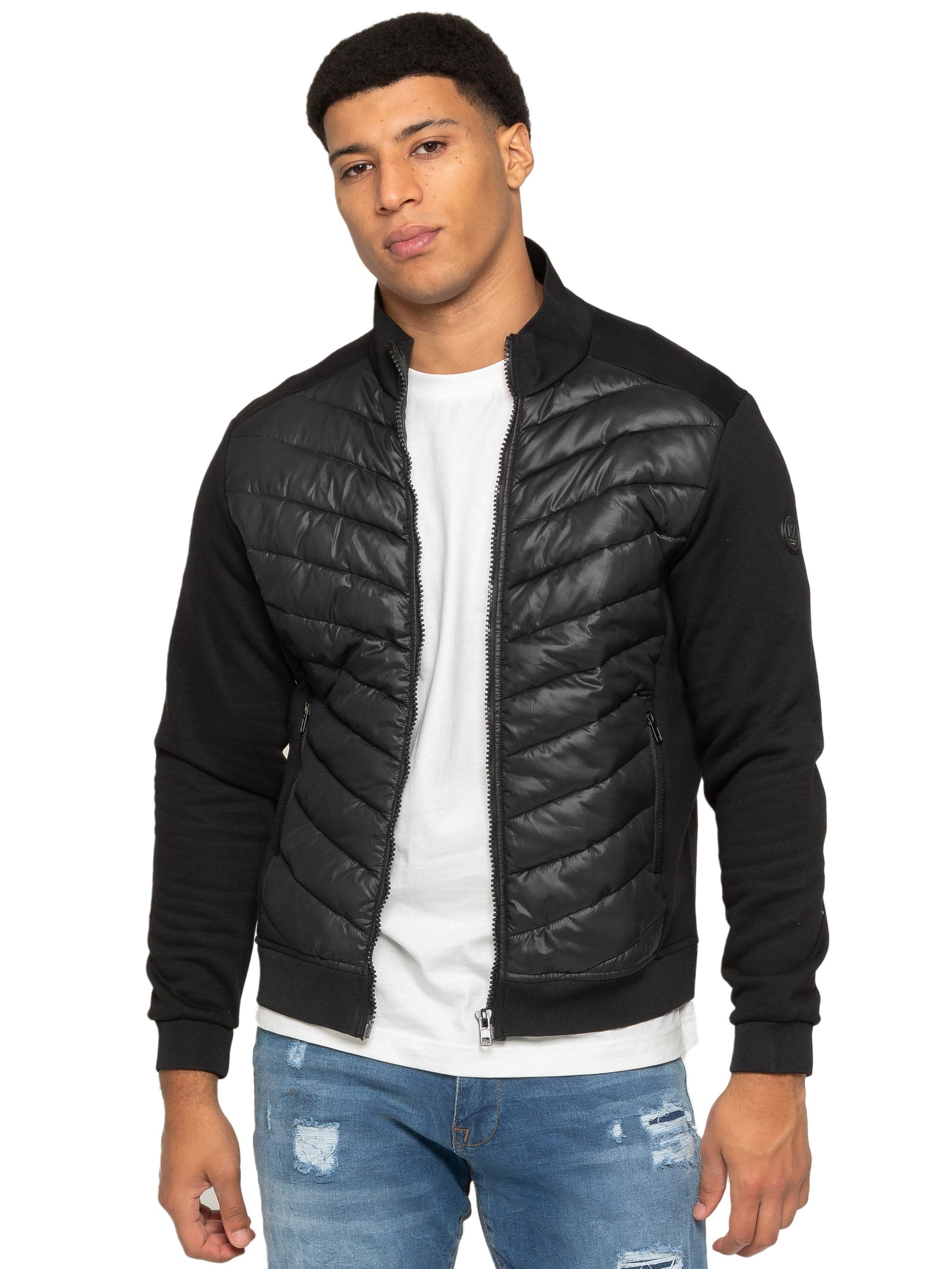 MJK30_JACKET Mens Hybrid Jacket - Clearance ENZO RAWDENIM