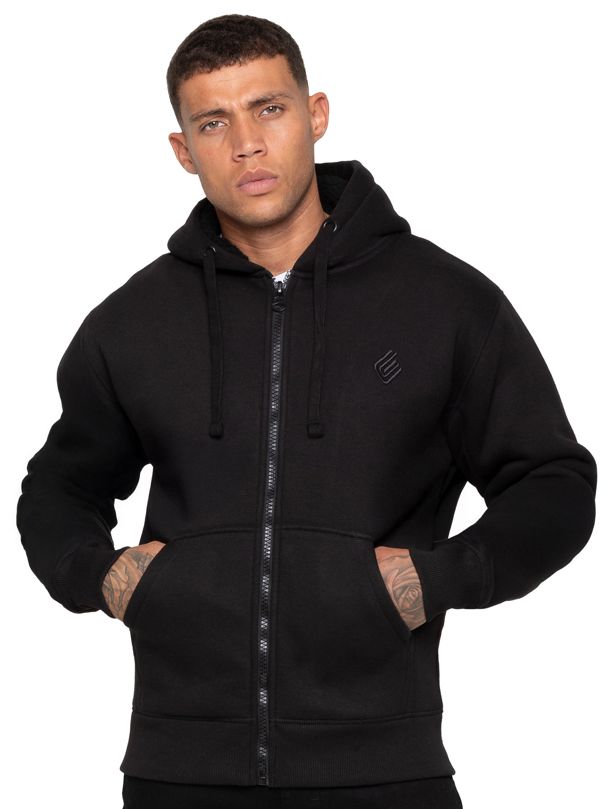 Enzo | Men’s Borg Lined Hoodie