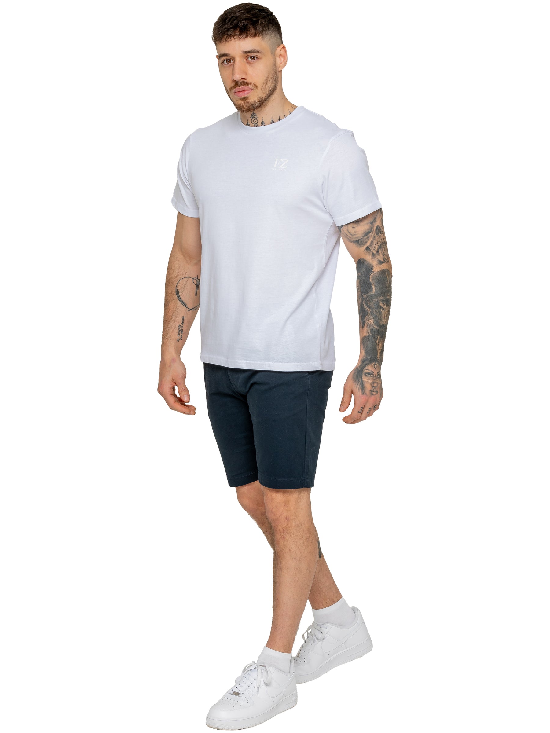 Enzo | Mens Stretch Chino Shorts